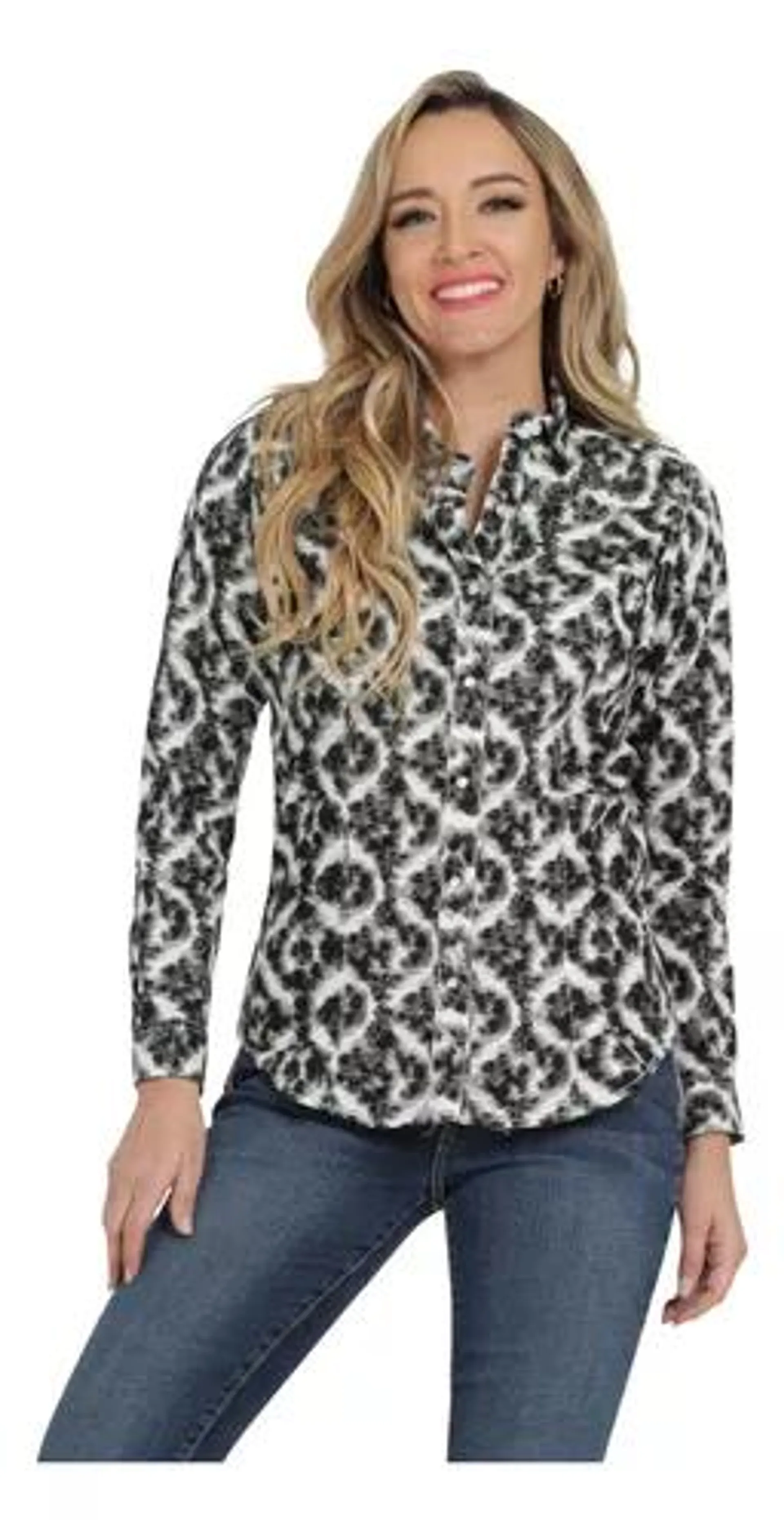 Blusa Vaquera Mujer Wrangler Slim Fit 463