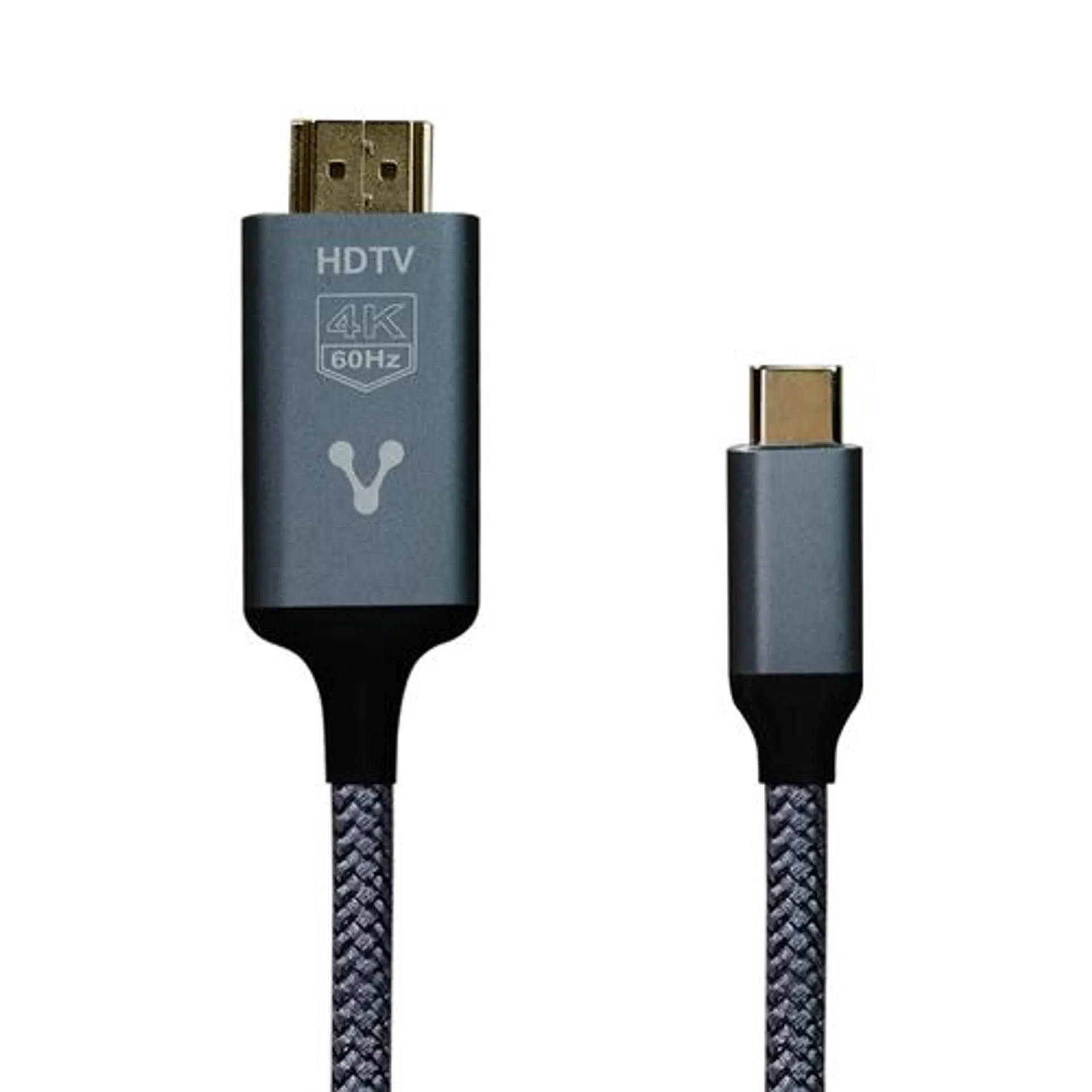 Cable Adaptador Vorago Cab-310 Usb-C A Hdmi 4K Uhd Hdr 60Hz Plug And Play Recubrimiento De Tpe