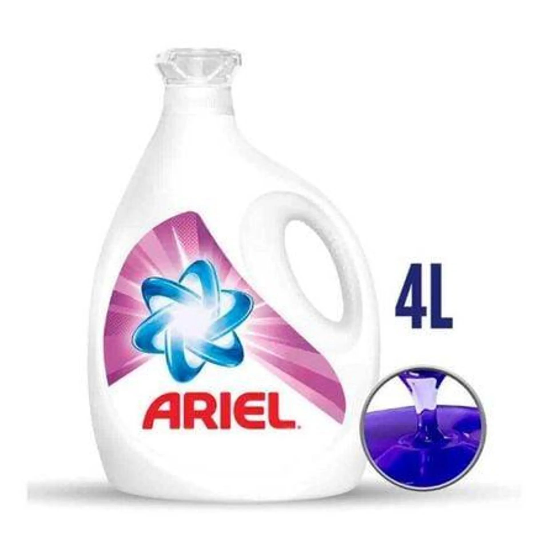 Detergente Líquido Ariel con Toque de Downy 4 lt