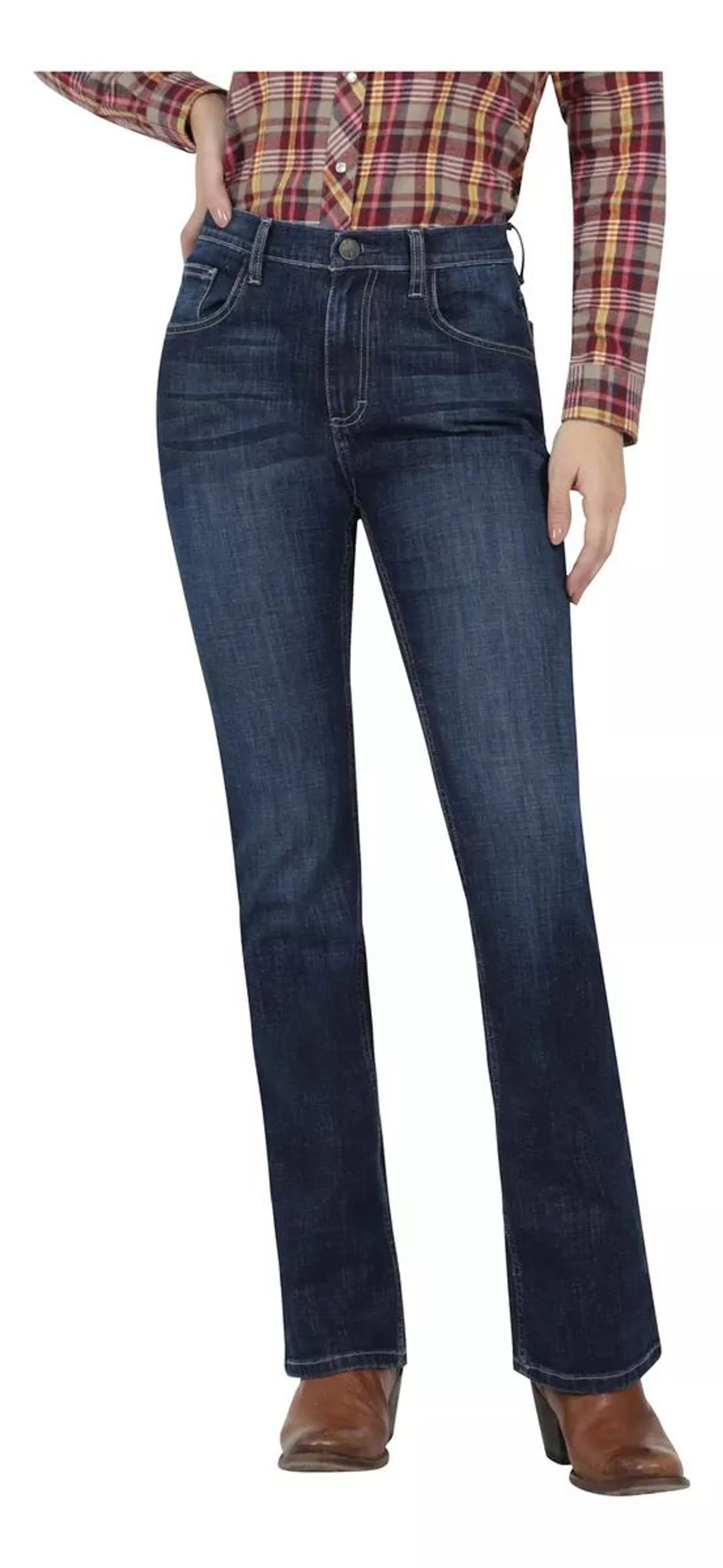 Jeans Vaquero Mujer Wrangler High Rise Boot 567