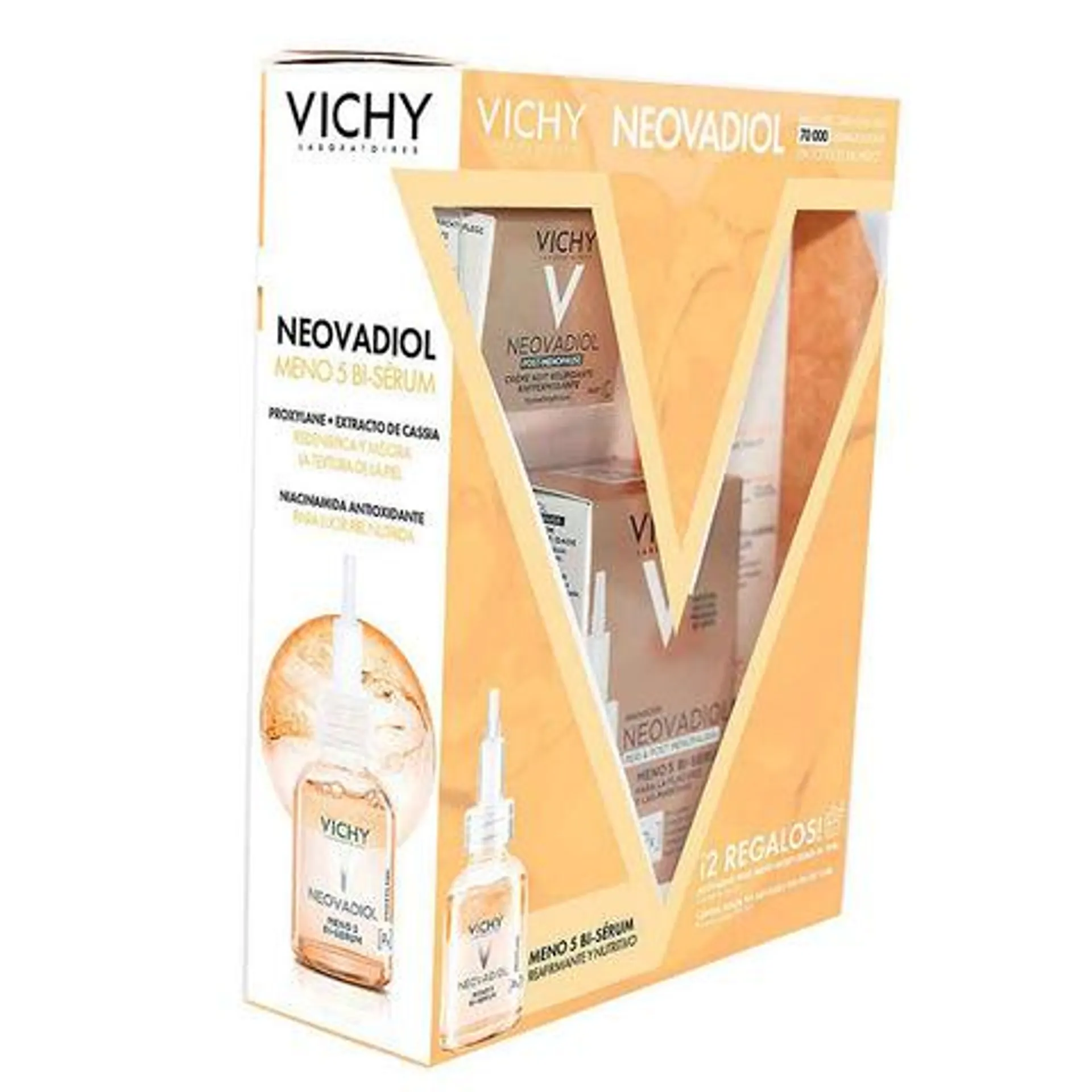 Vichy Neovadiol Meno 5 Bi-Sérum Peri y Post Menopausia Protocolo Reafirmante