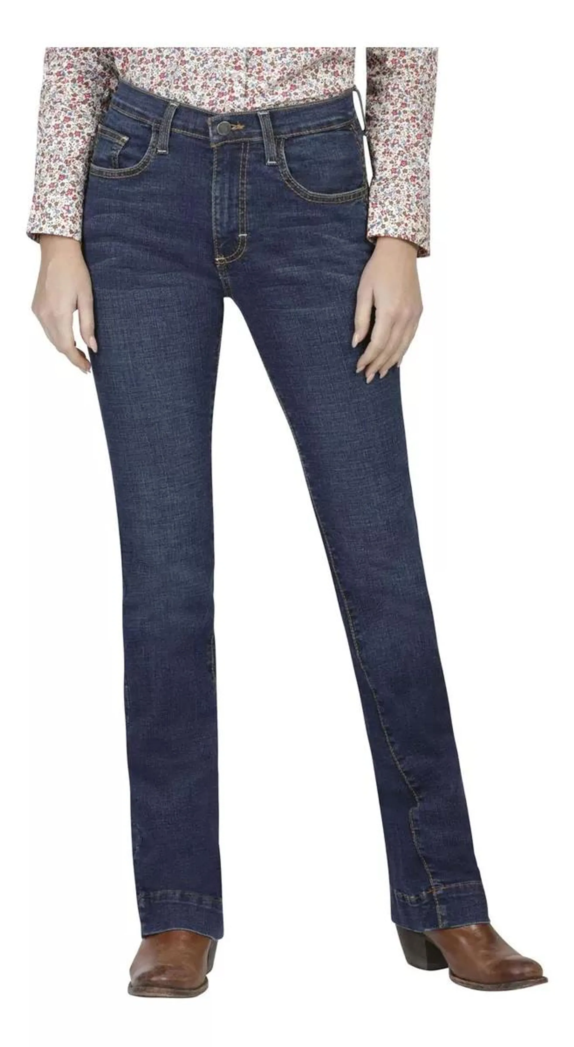 Pantalón Jeans High Rise Flare Wrangler Mujer 145