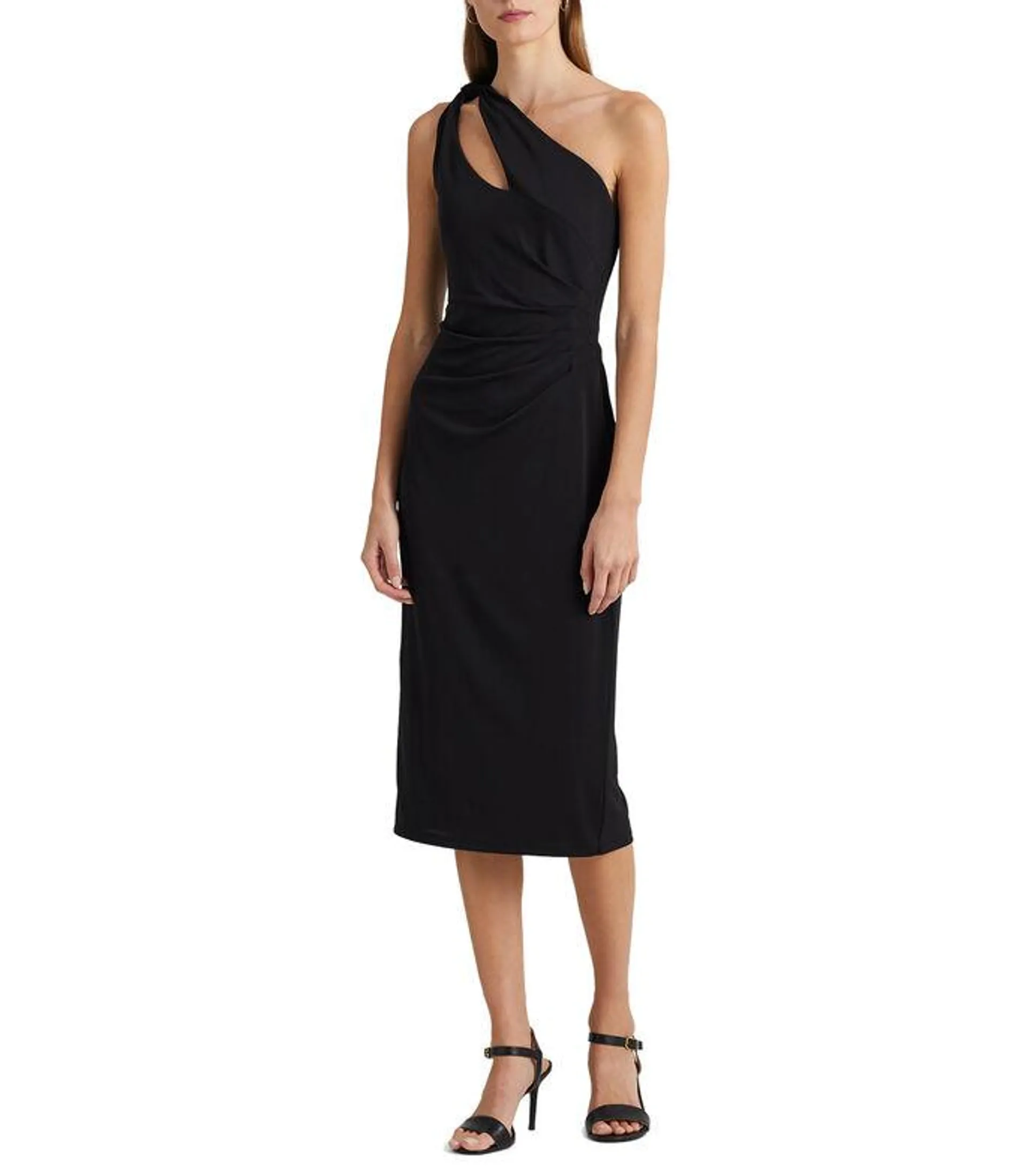 Vestido de cóctel midi liso Ziazan Mujer