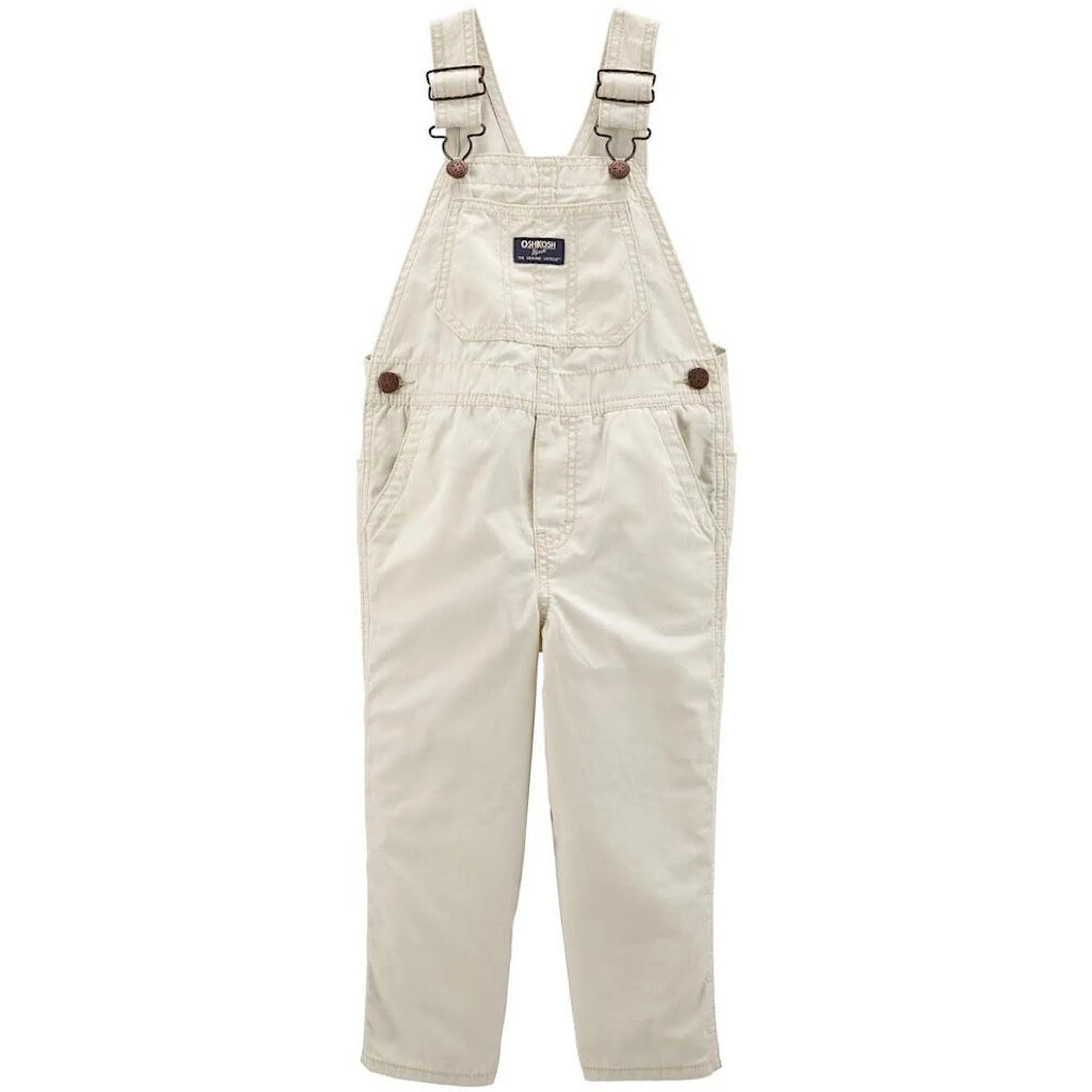 Overol Oshkosh liso crema para unisex