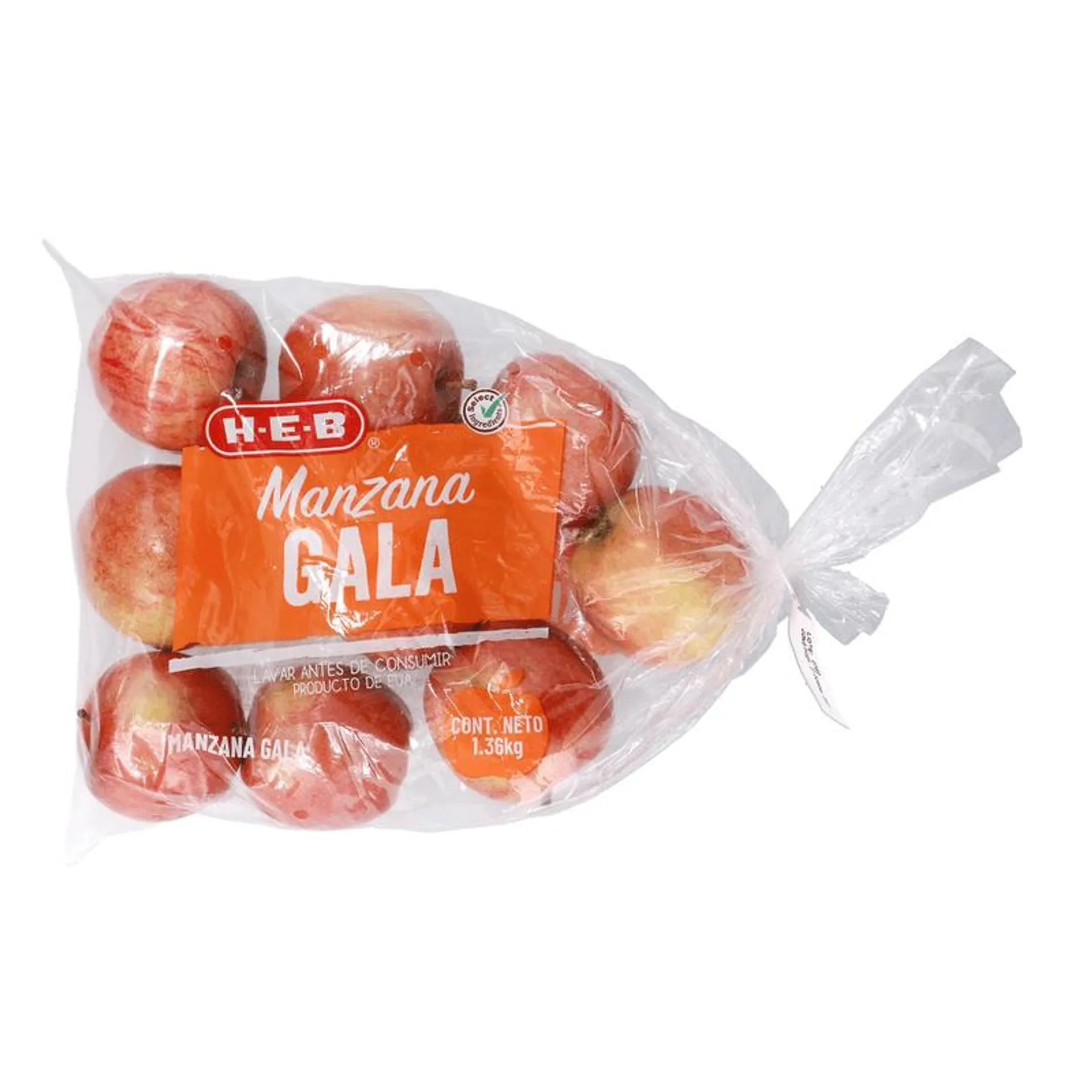 Manzana Gala Importada en Bolsa 1.36 kg