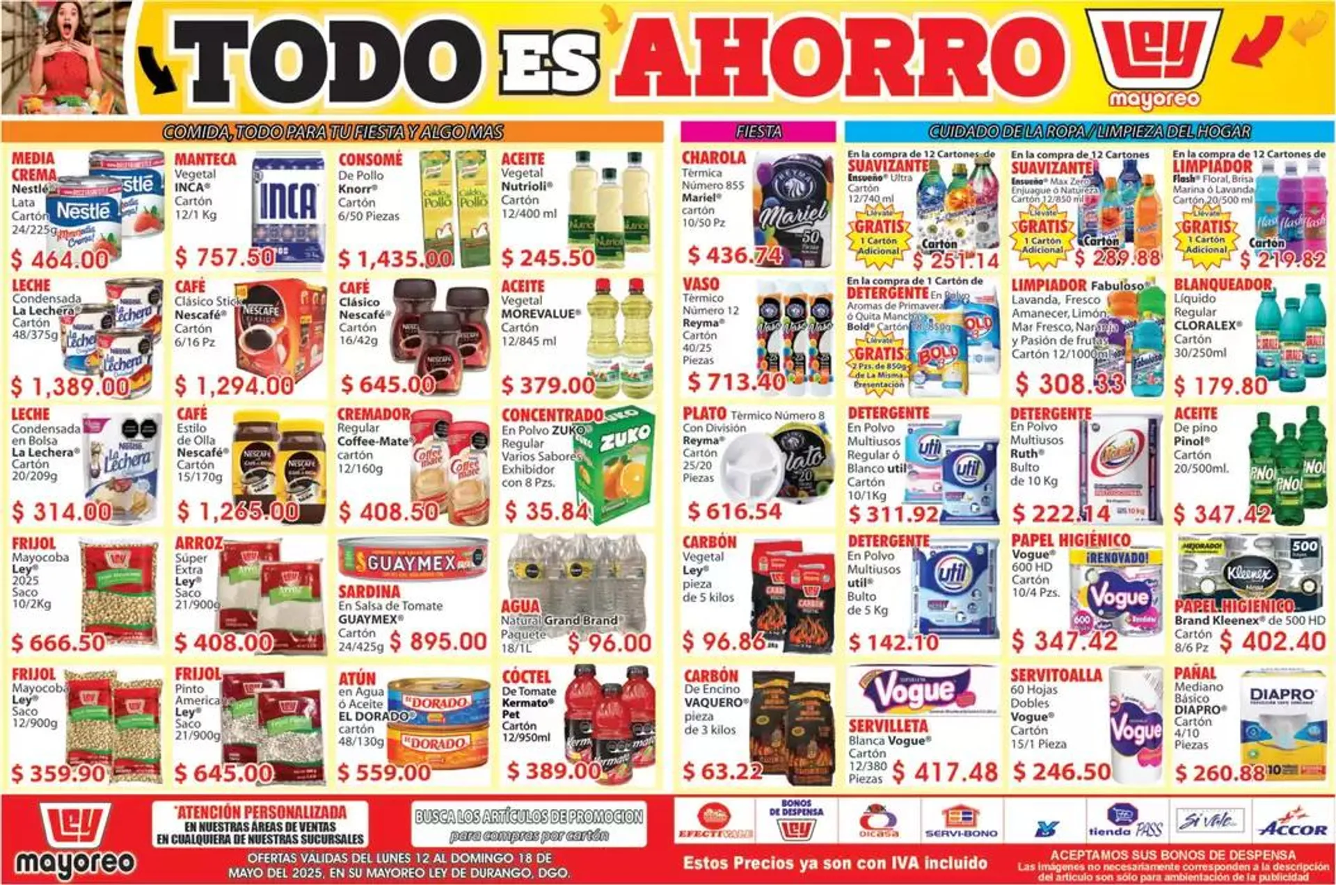 Catálogo de Ofertas Mayoreo Casa Ley 12 de mayo al 18 de mayo 2025 - Pagina 2