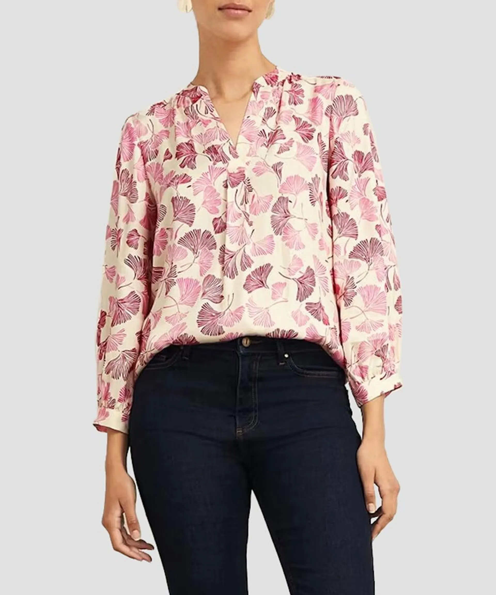 Blusa manga larga Mujer