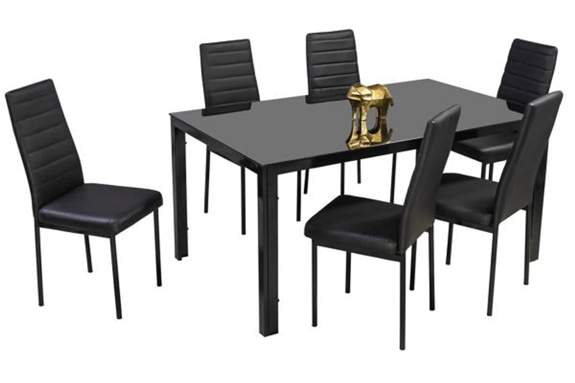 Antecomedor Tubular Troya 6 Sillas