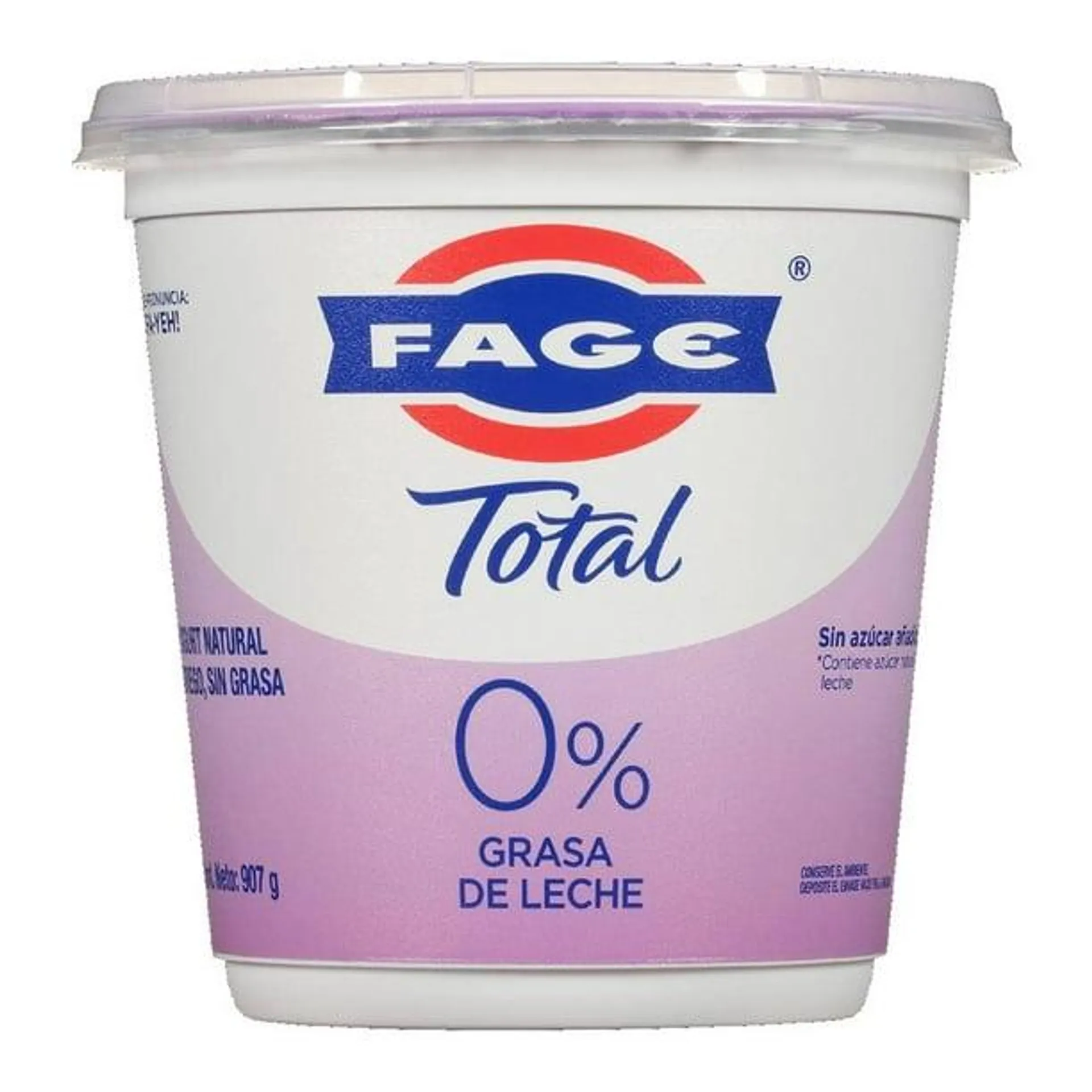 Yoghurt Fage griego sin grasa nautral 907 g