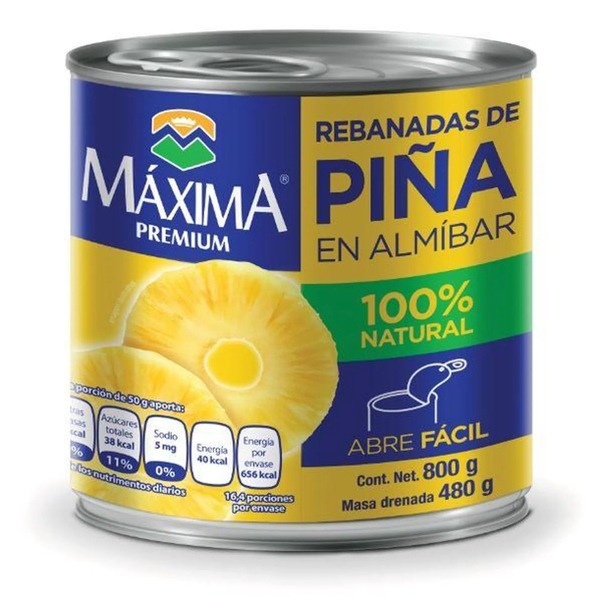 Piña rebanada MAXIMA 800 g