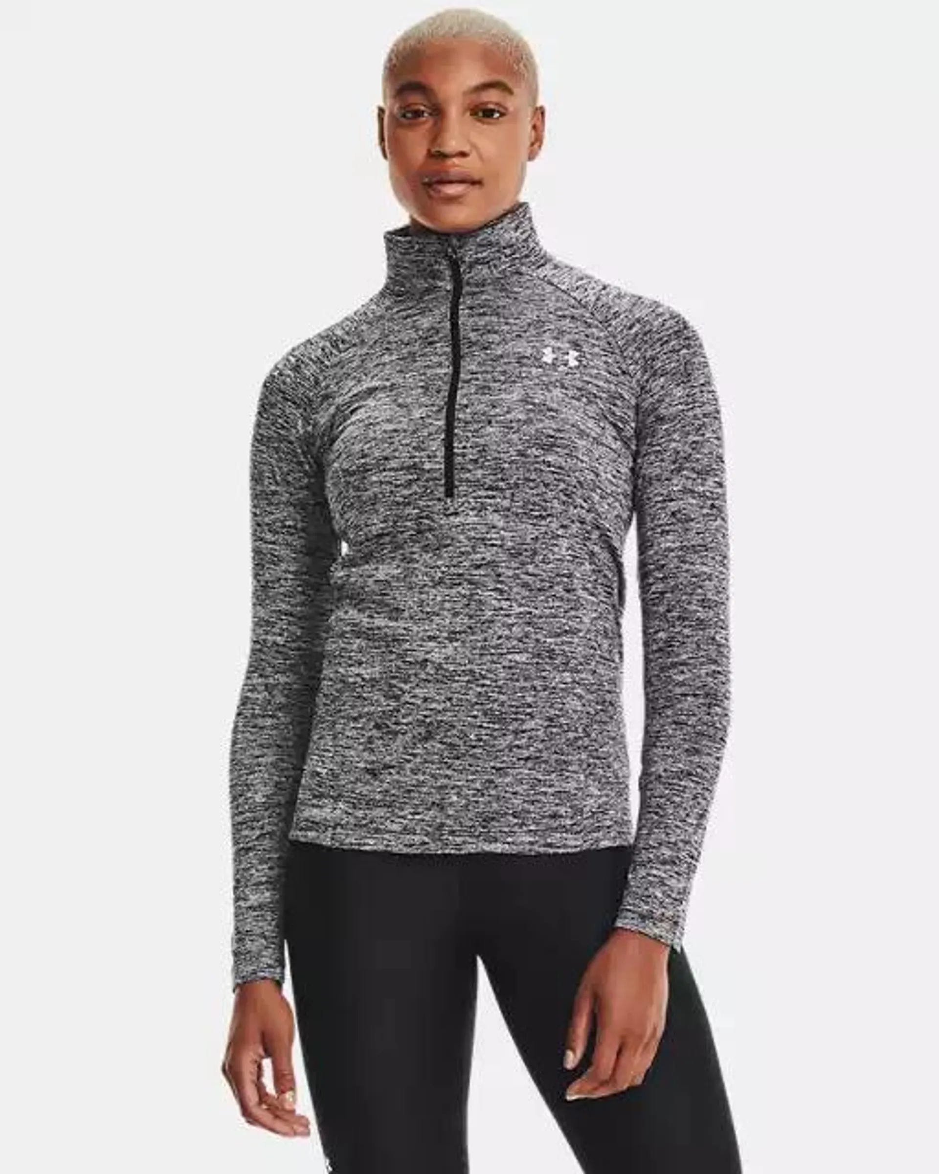 Playera con ½ cierre UA Tech™ Twist para Mujer