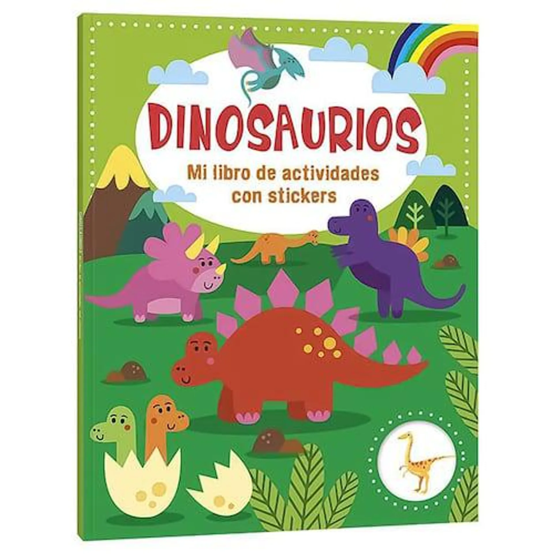 Dinosaurios , mi libro de actividades con stickers