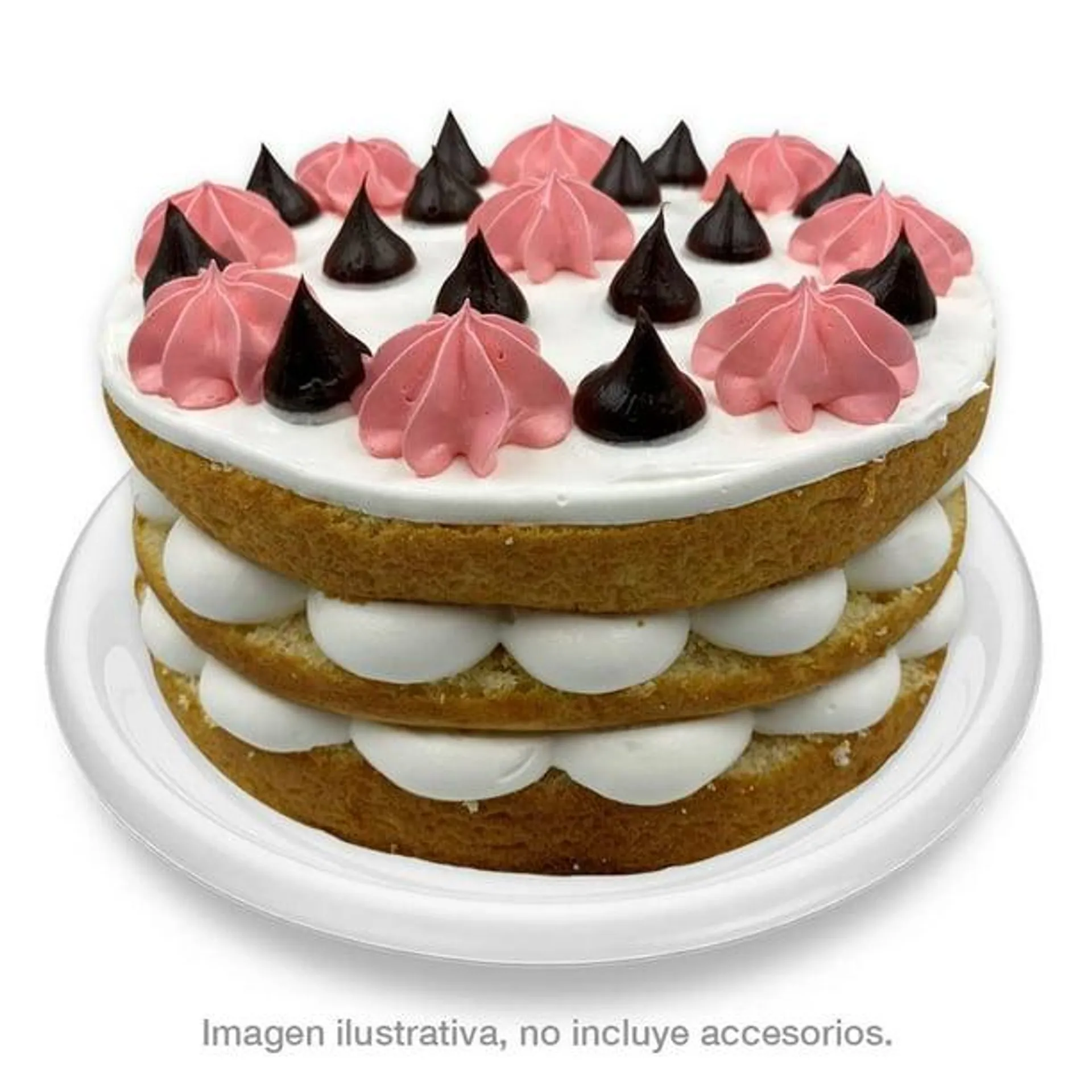 Pastel rose tres leches 1.048 kg
