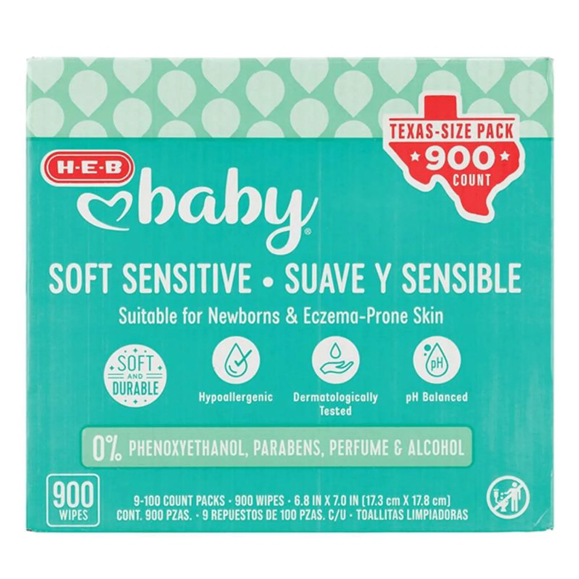 Heb Baby Toallitas Humedas Para Bebe Suaves P 900 Pz