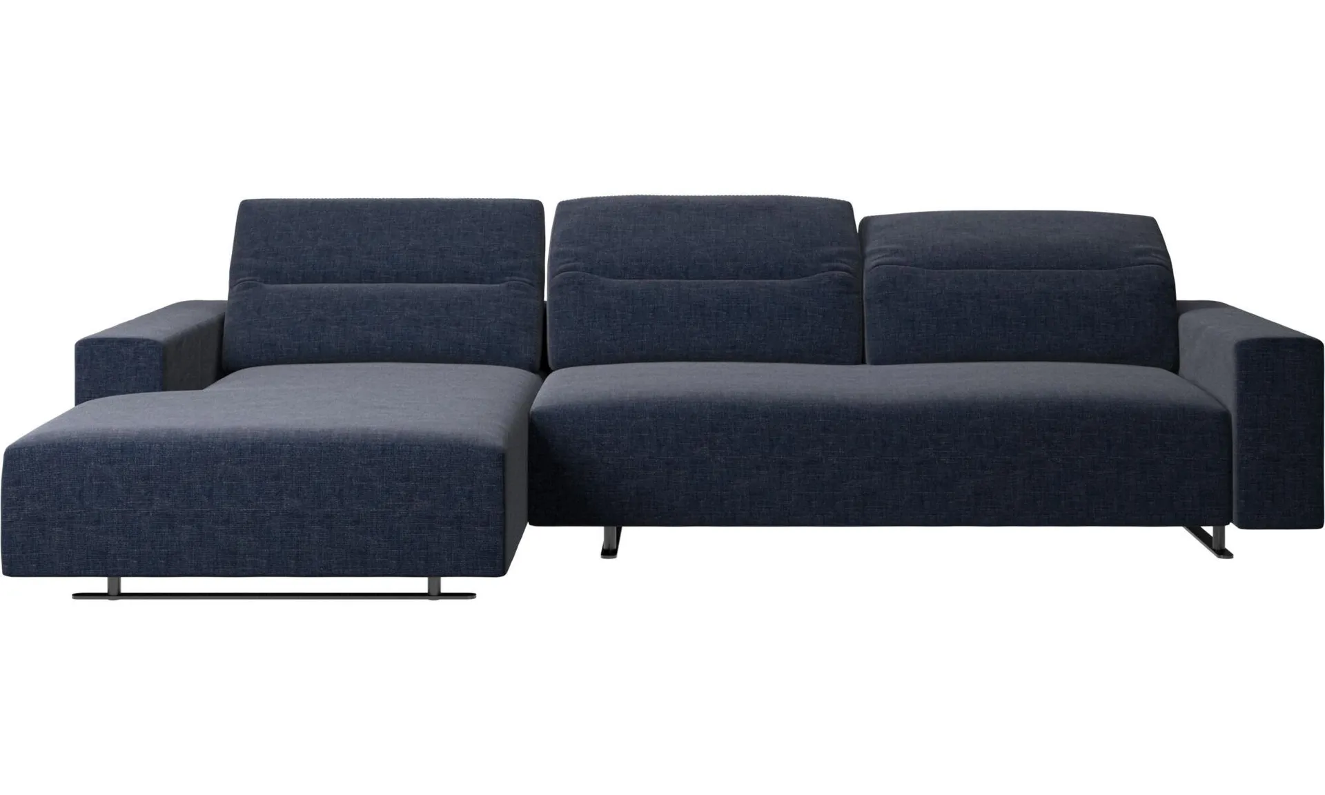 Hampton Sofa mit verstellbarem Rückenpolster, Ruhemodul und Staufach an beiden Seiten