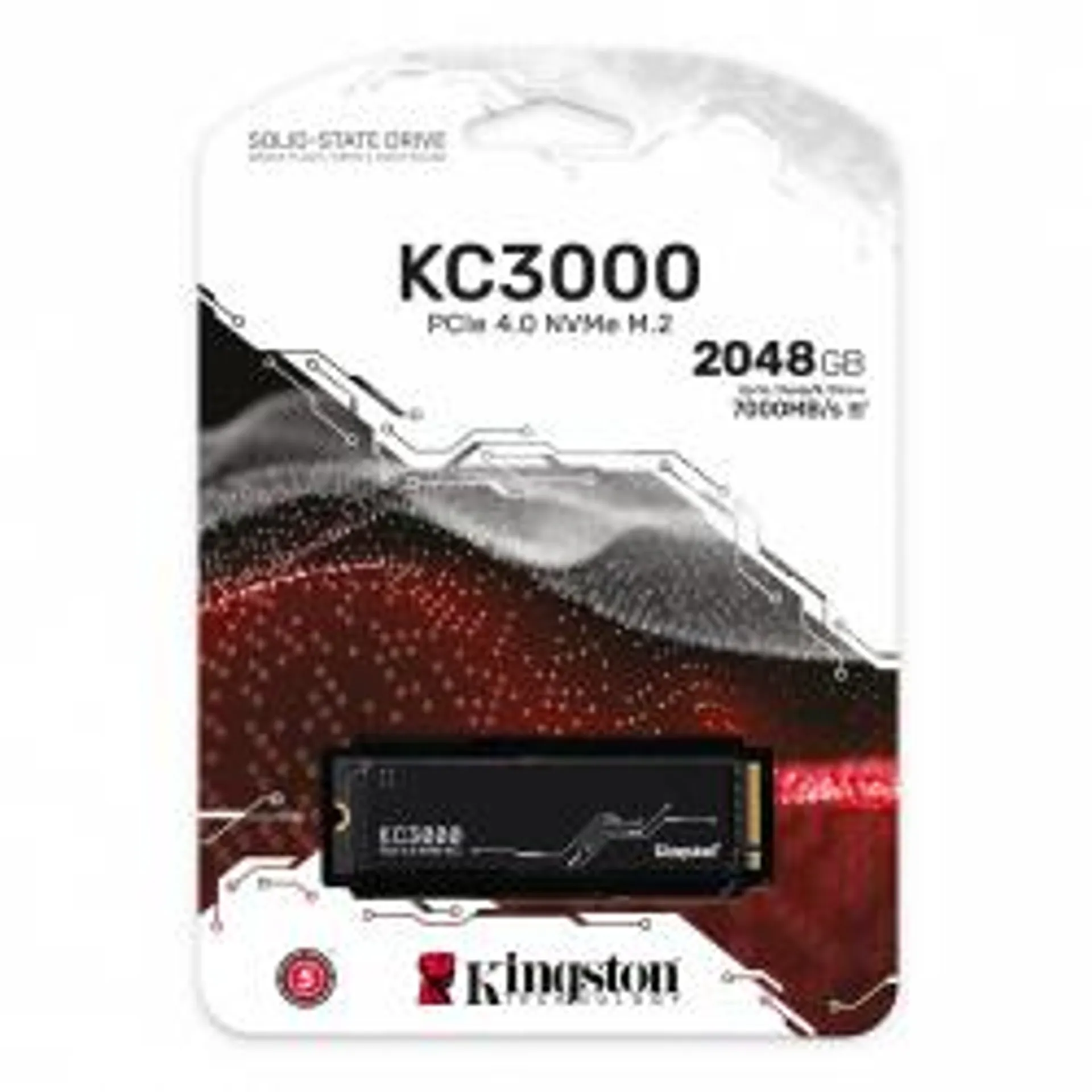 SSD Kingston KC3000 NVMe, 2048GB, PCI Express 4.0, M.2 ―