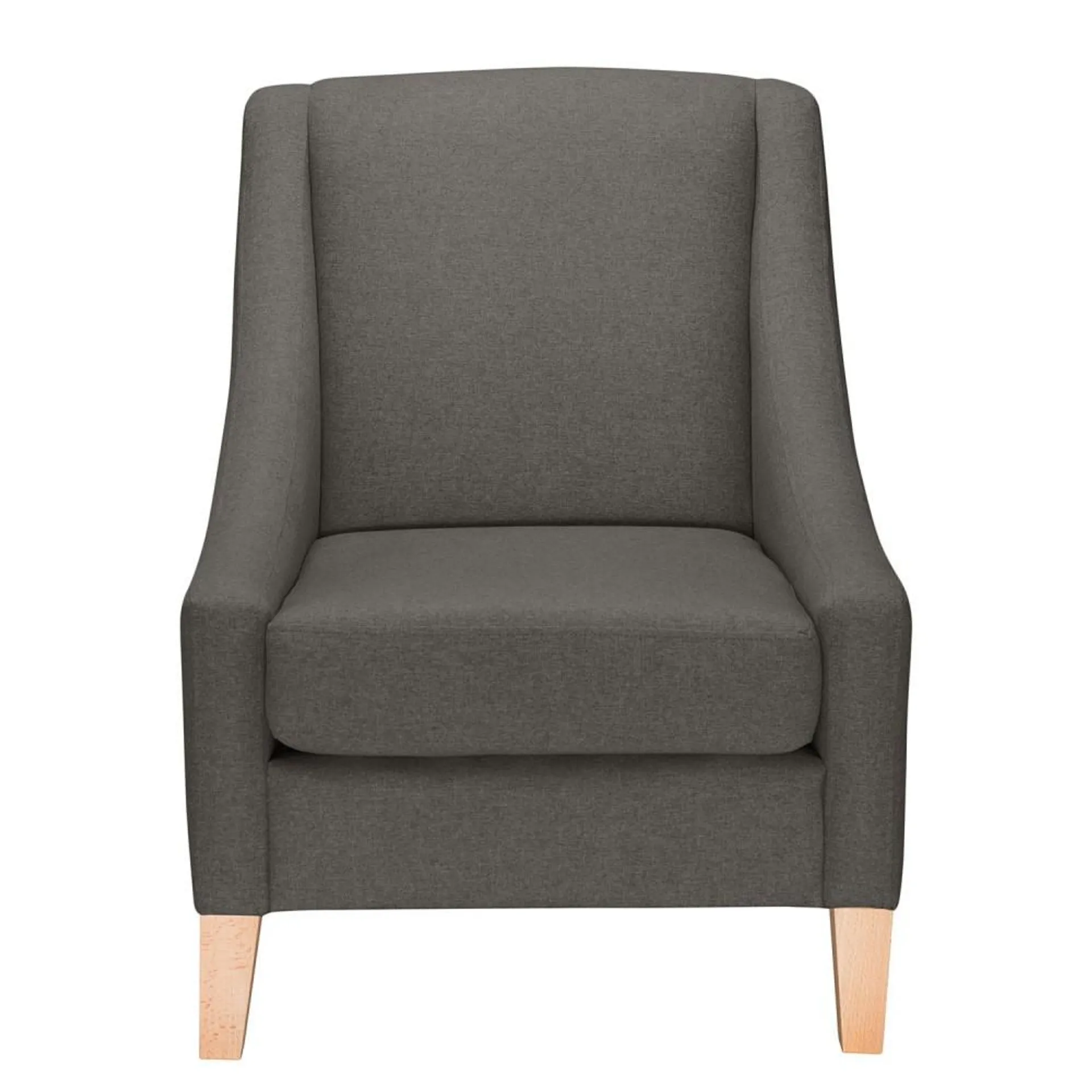 Gin - Sillon estilo minimalista color gris mouse