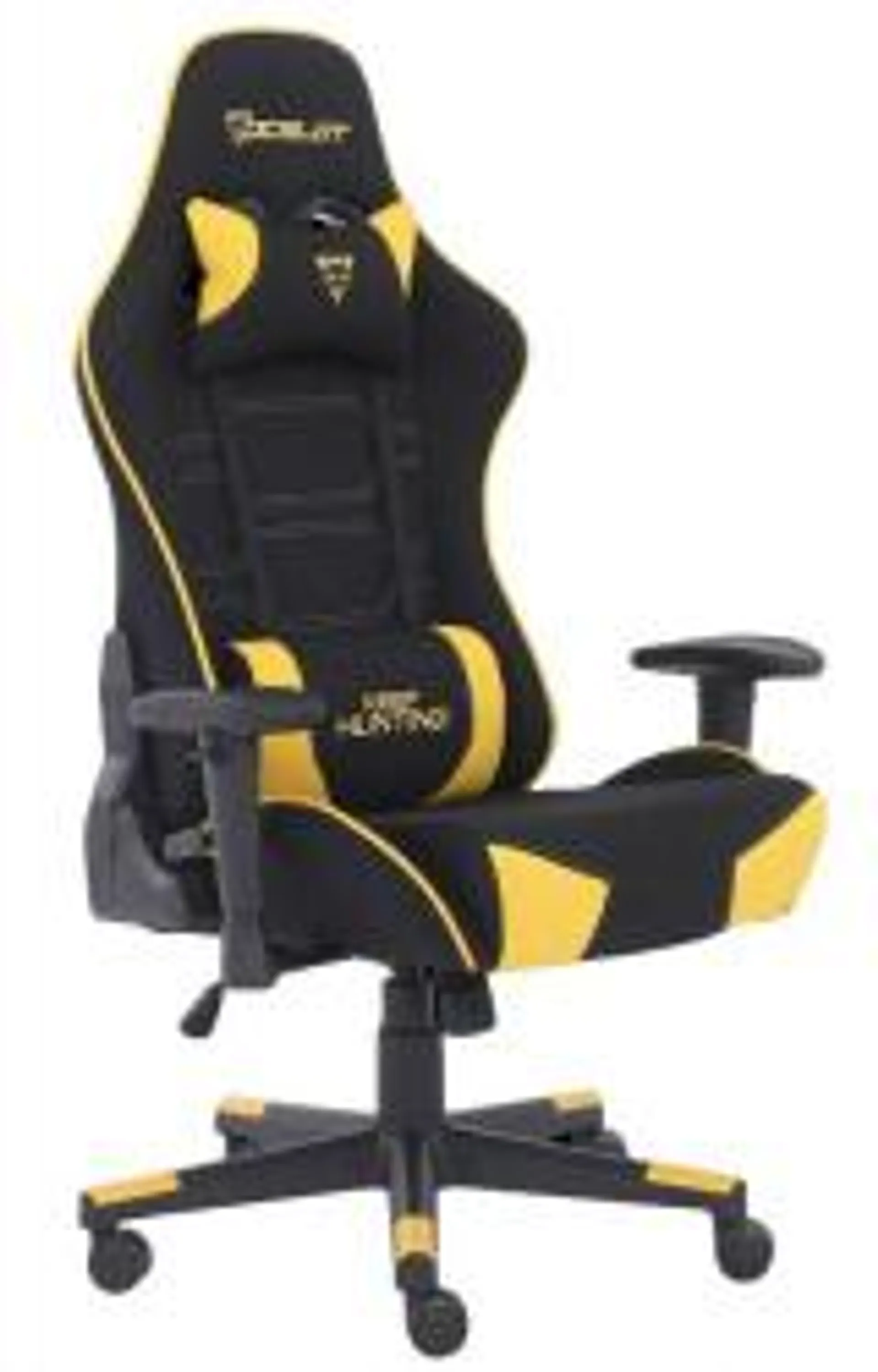 Ocelot Gaming Silla Gamer OST-WILD YELLOW, hasta 150kg, Negro/Amarillo