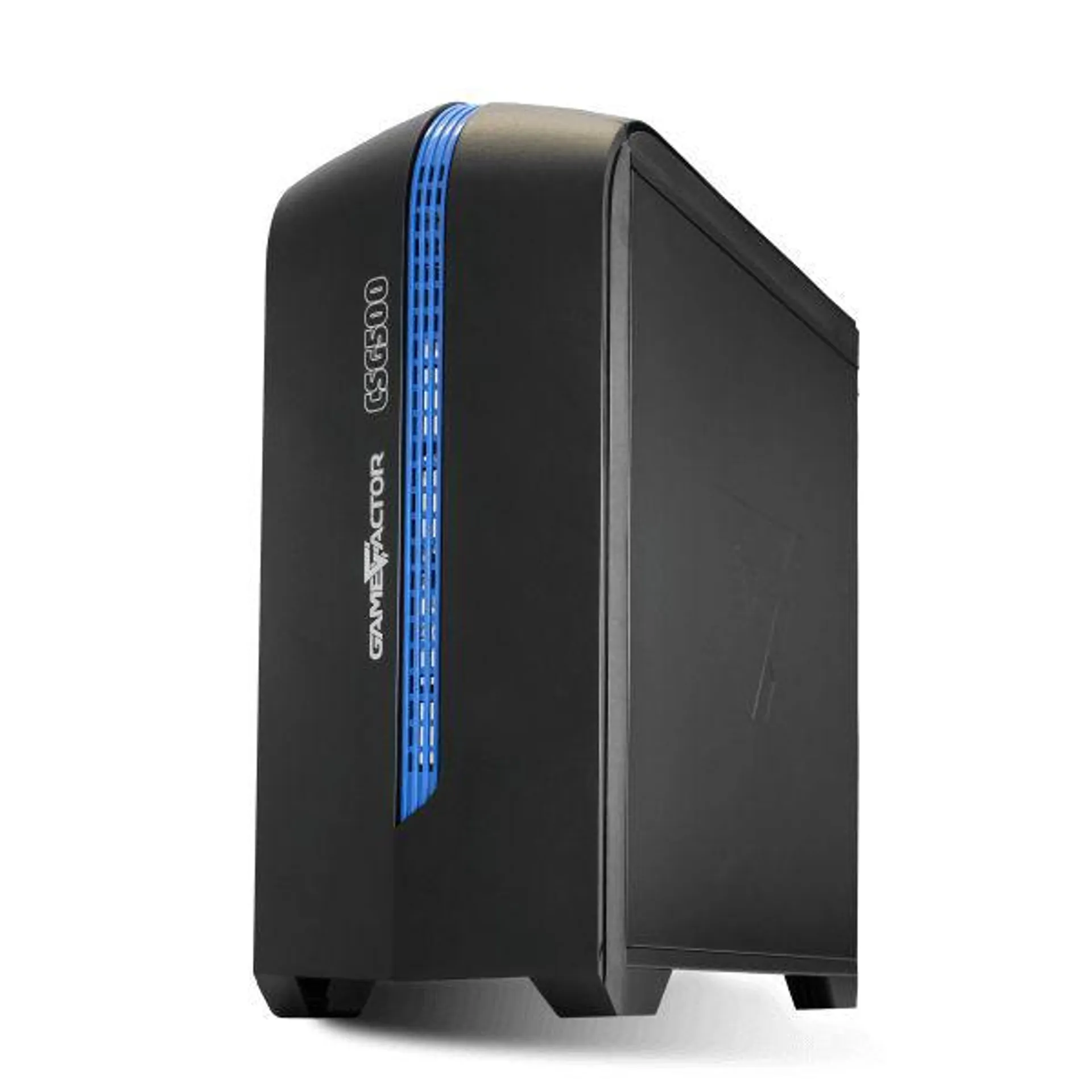 Gabinete Gamer Game Factor Csg500 Matx Blue Usb 3.0 1 Vent 120Mm S/Fte