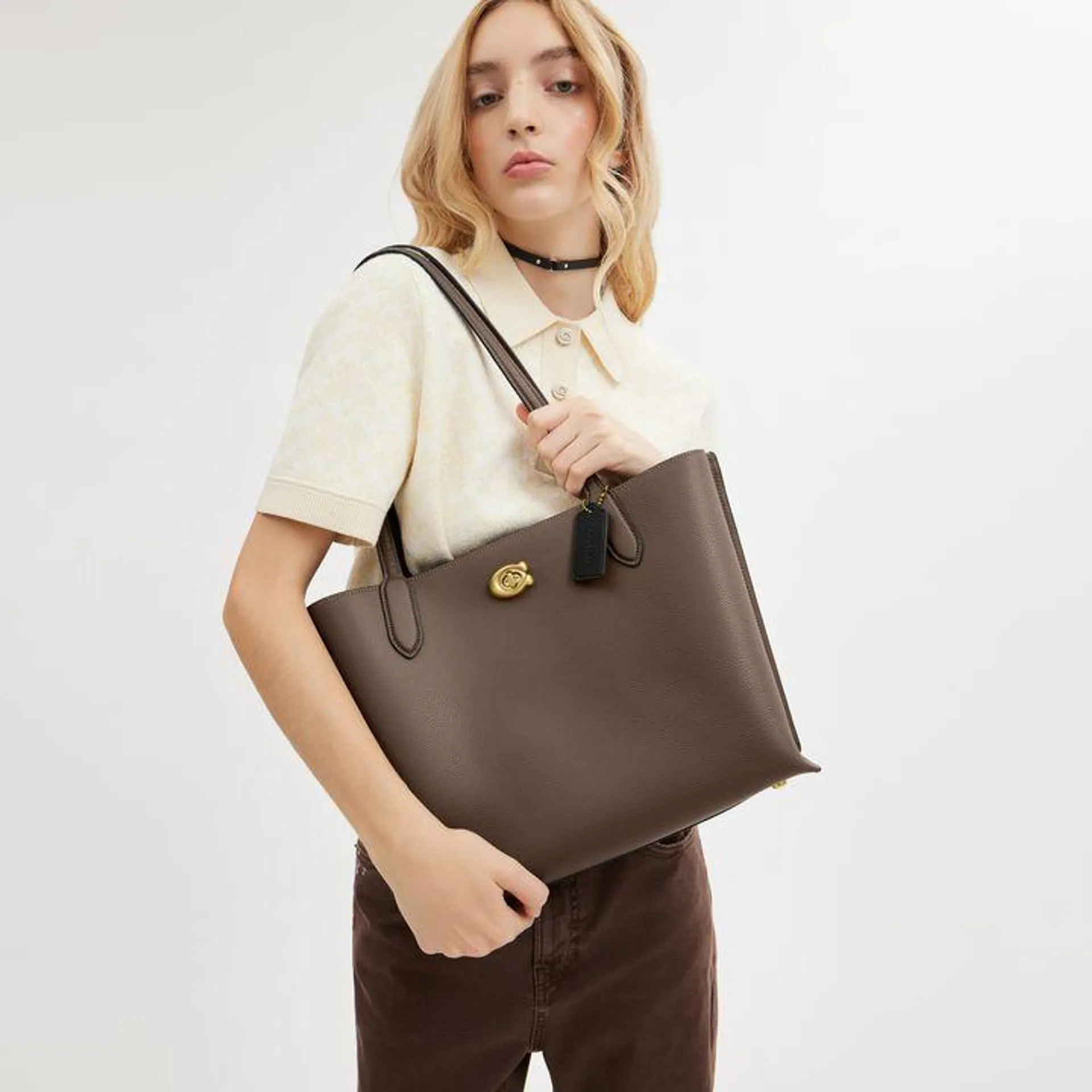 Bolsa Tote Willow En Piel