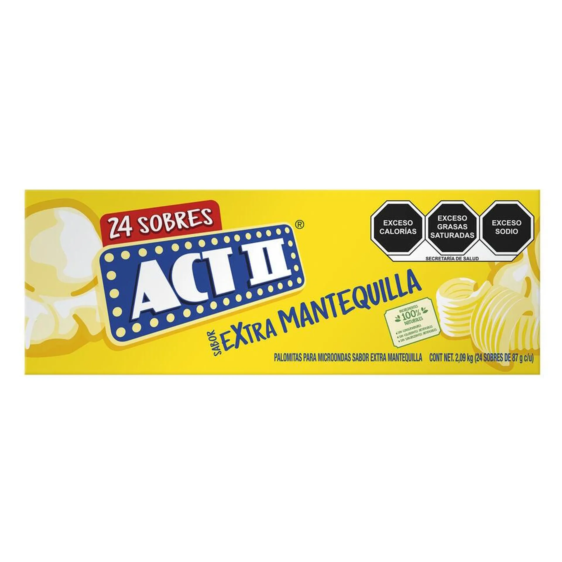 Palomitas Sabor Extra Mantequilla Act II 24/87 g