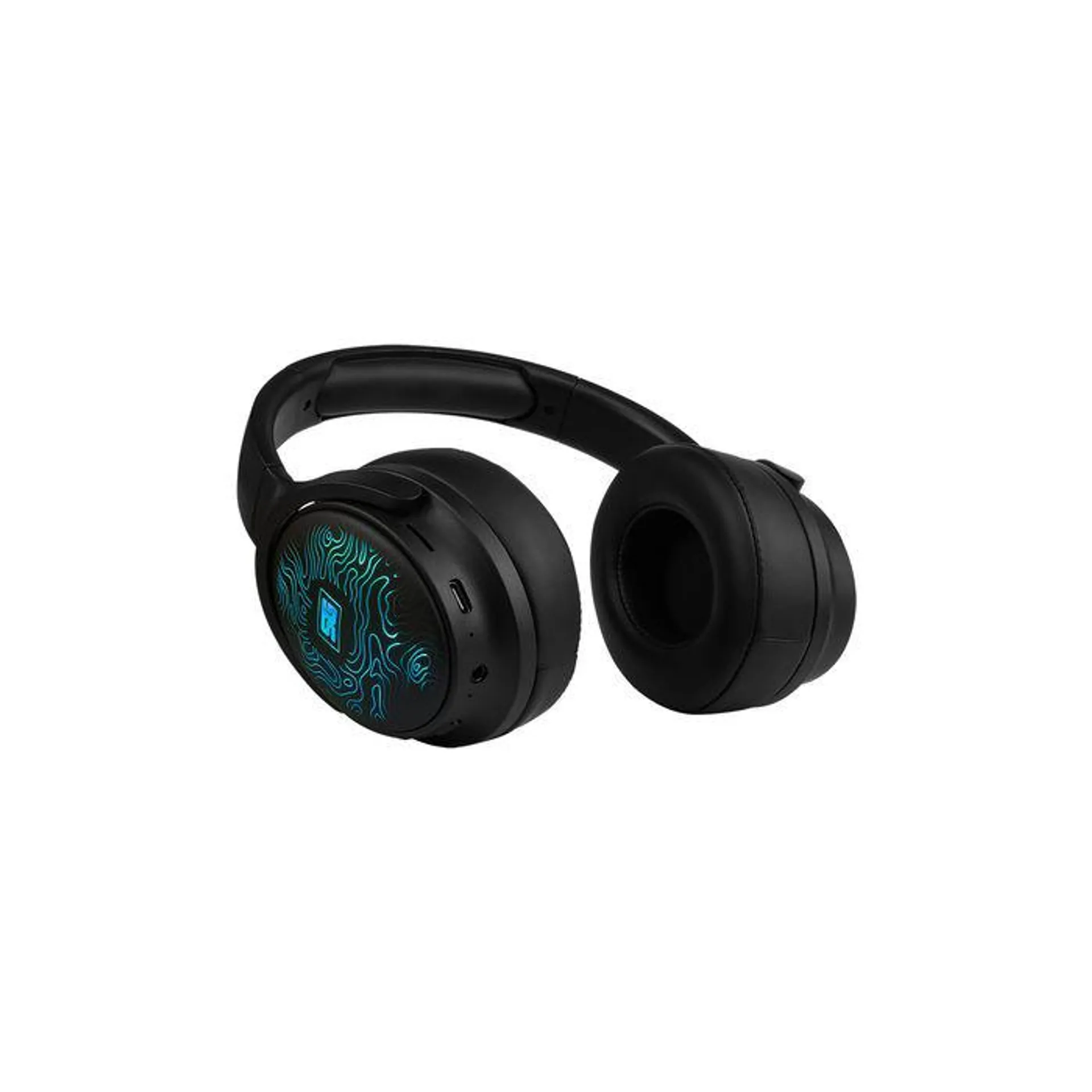 Diadema Vorago Start 401 Inalambrico Bluetooth / Alambrico 3.5Mm 30W Negro / Led Hpb-401-Led