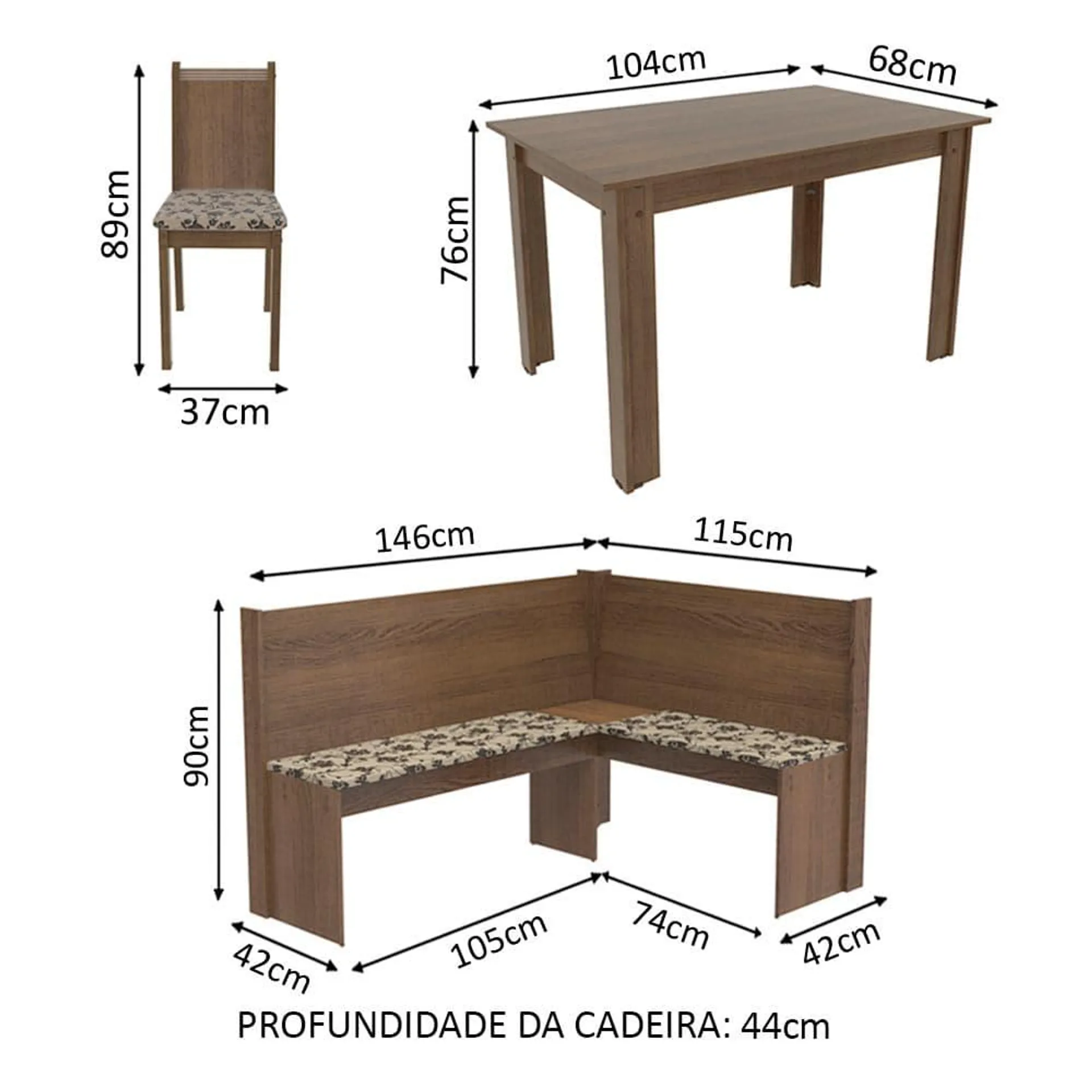 Set de comedor Onill - Beige