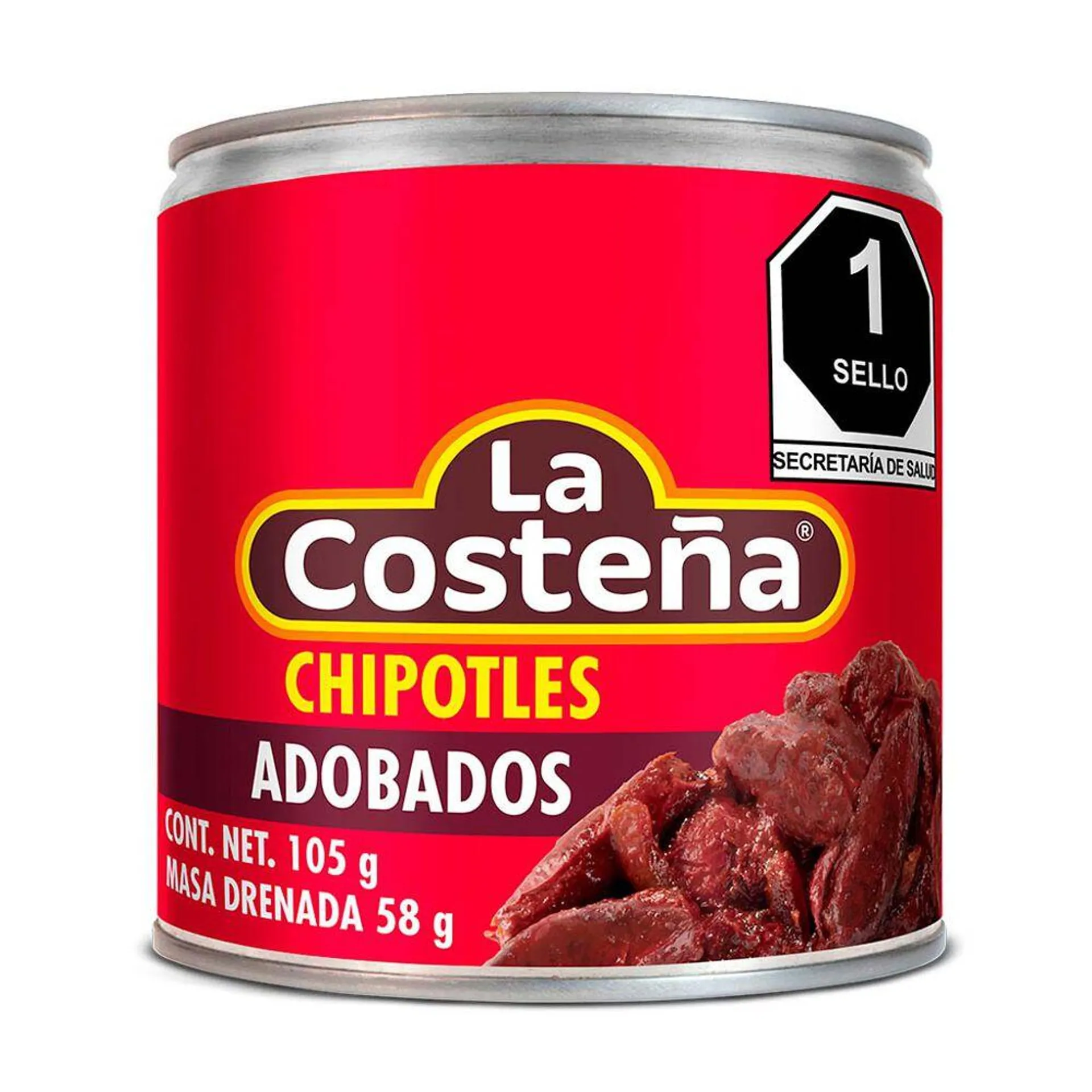 Chiles Chipotles Adobados La Costeña 10/105 g