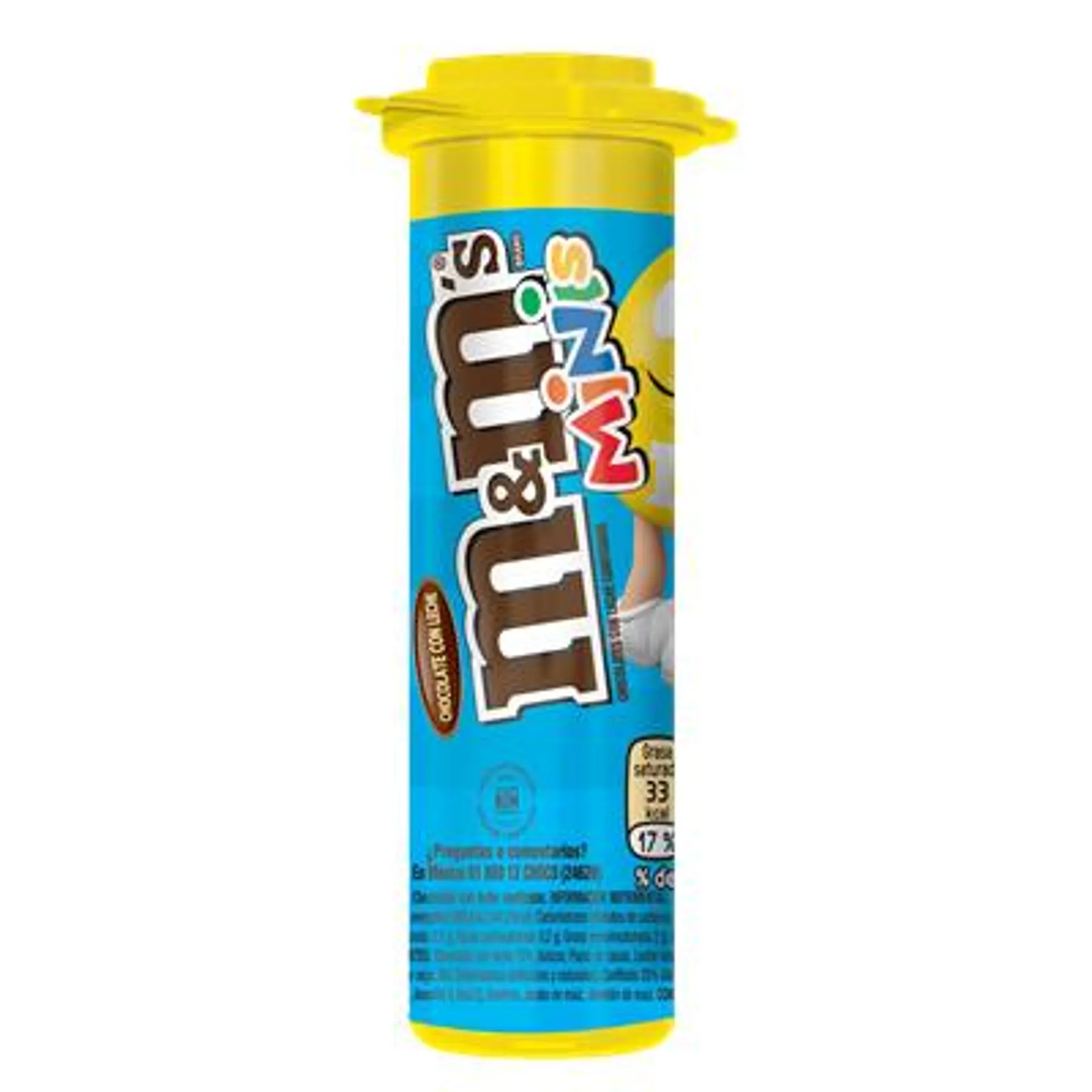 CHOCOLATE MINIS TUBO M&M 30 GRAMOS