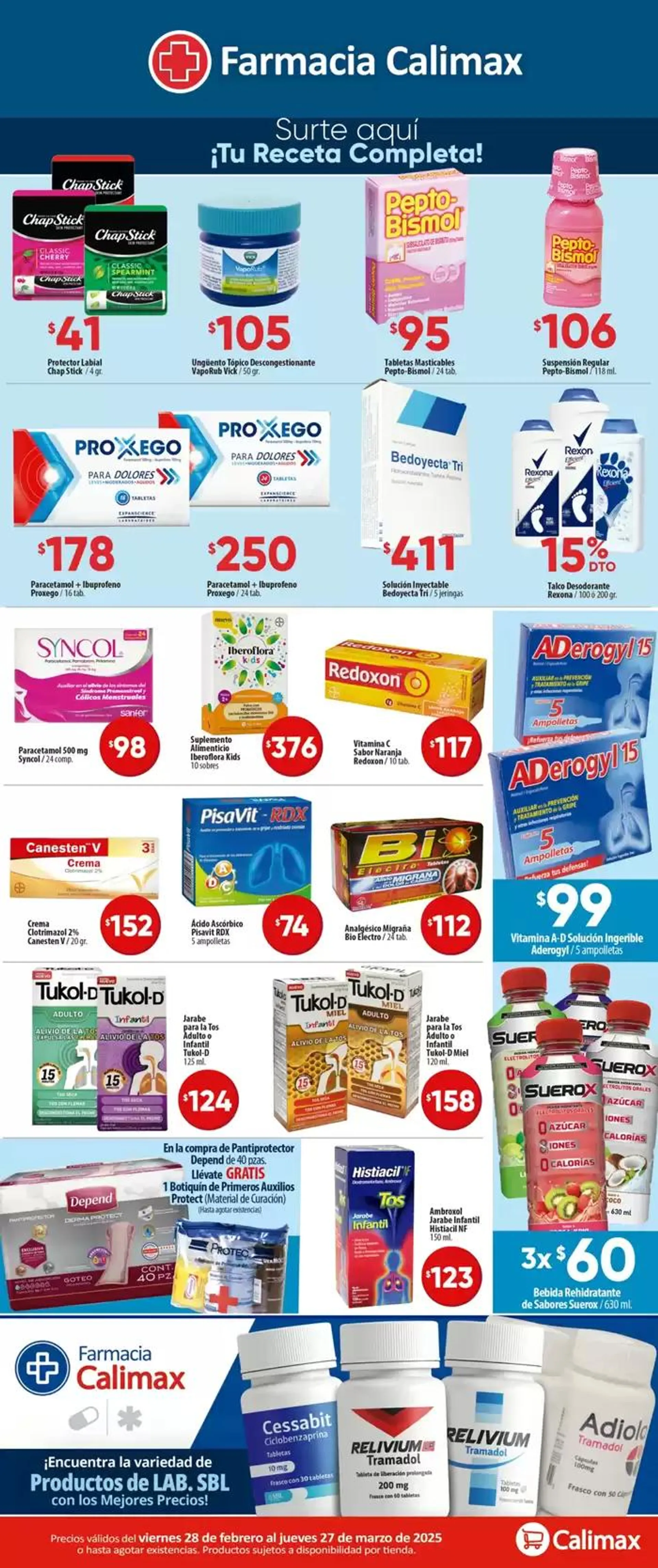 Catálogo de Calimax Farmacia 28 de febrero al 27 de marzo 2025 - Pagina 2