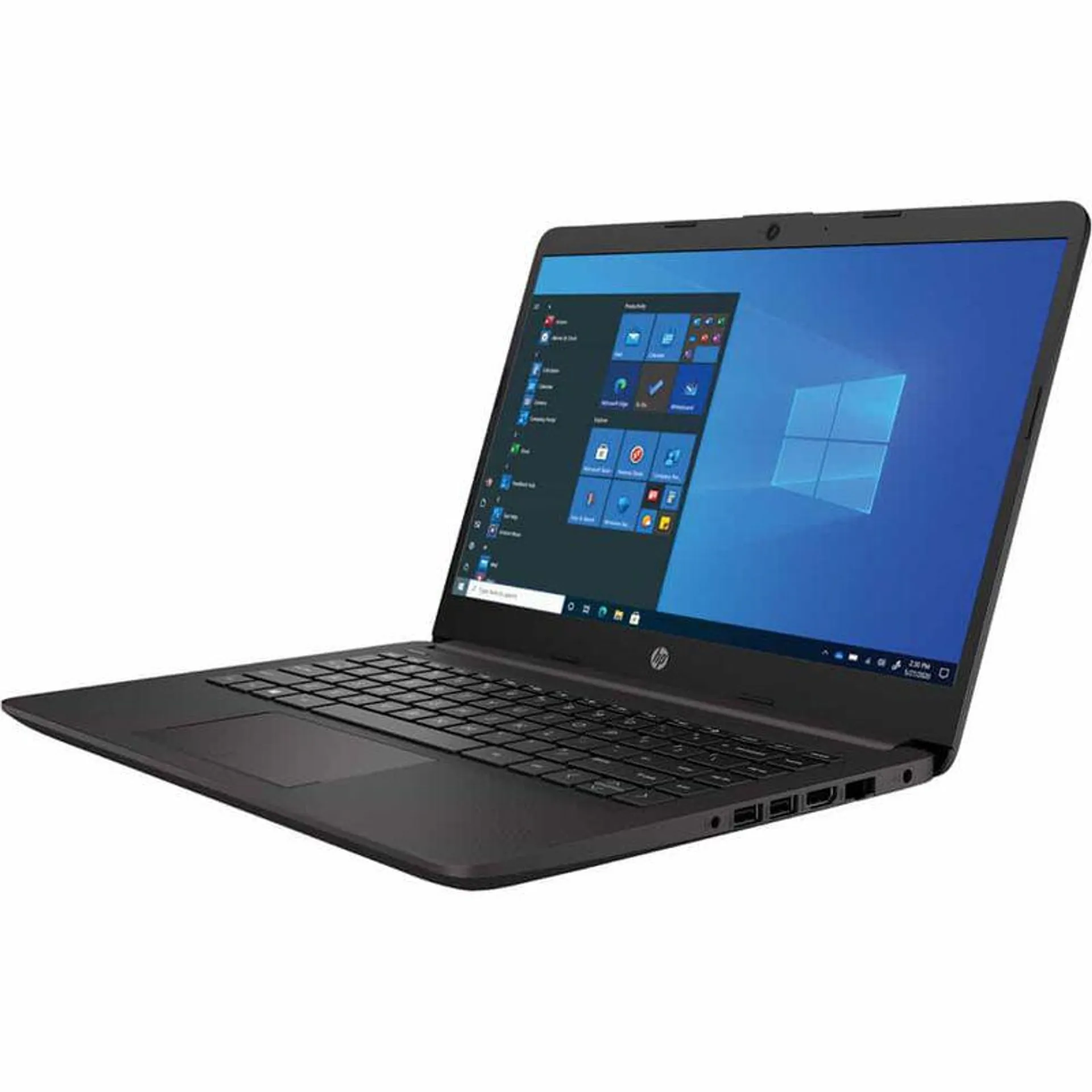 Laptop HP 245 de 14" Negro con 8 GB de Memoria RAM / 1 TB + 128 GB en Estado Sólido de Disco Duro Procesador AMD Ryzen 5 616J7LTABM