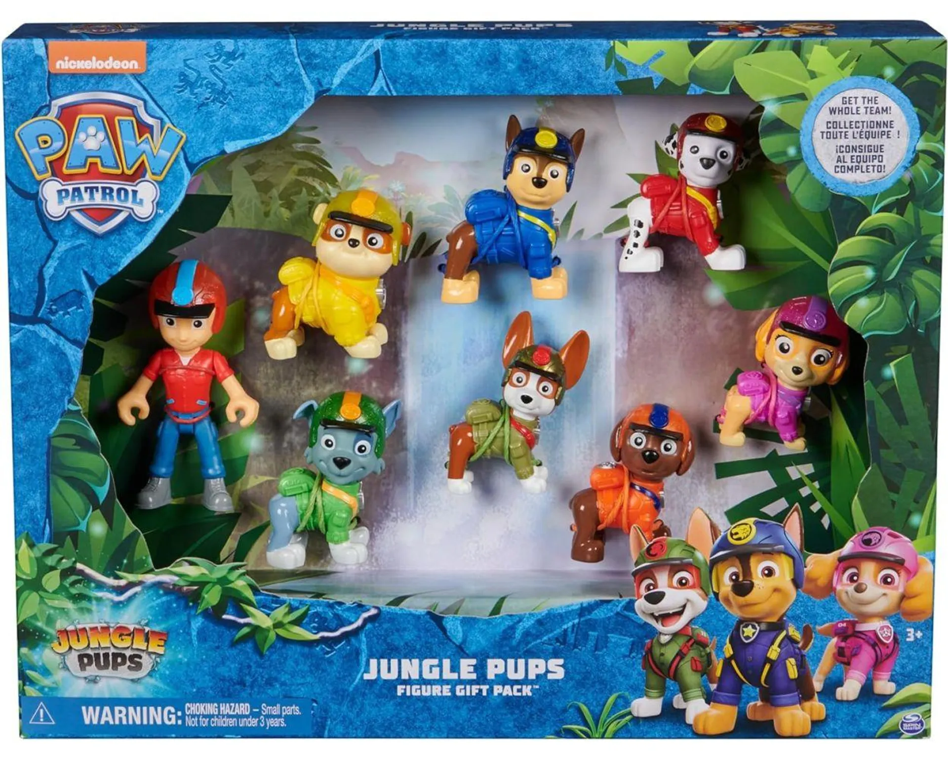 Paw Patrol Paquete con 8 figuras de acción de Jungle Pups