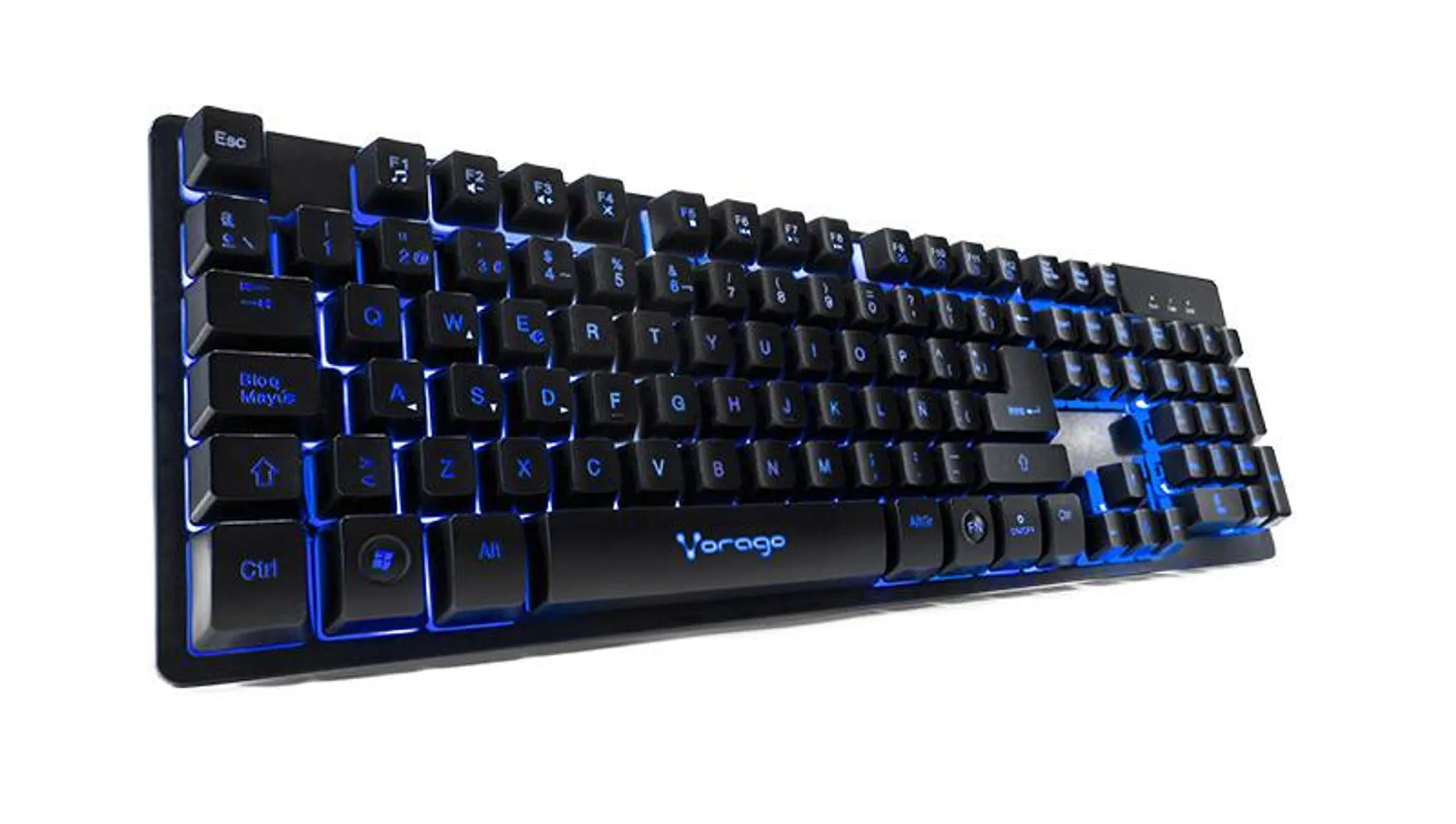 Teclado Vorago Start The Game Kb-502 Alambrico Metalico Multimedia Ilu