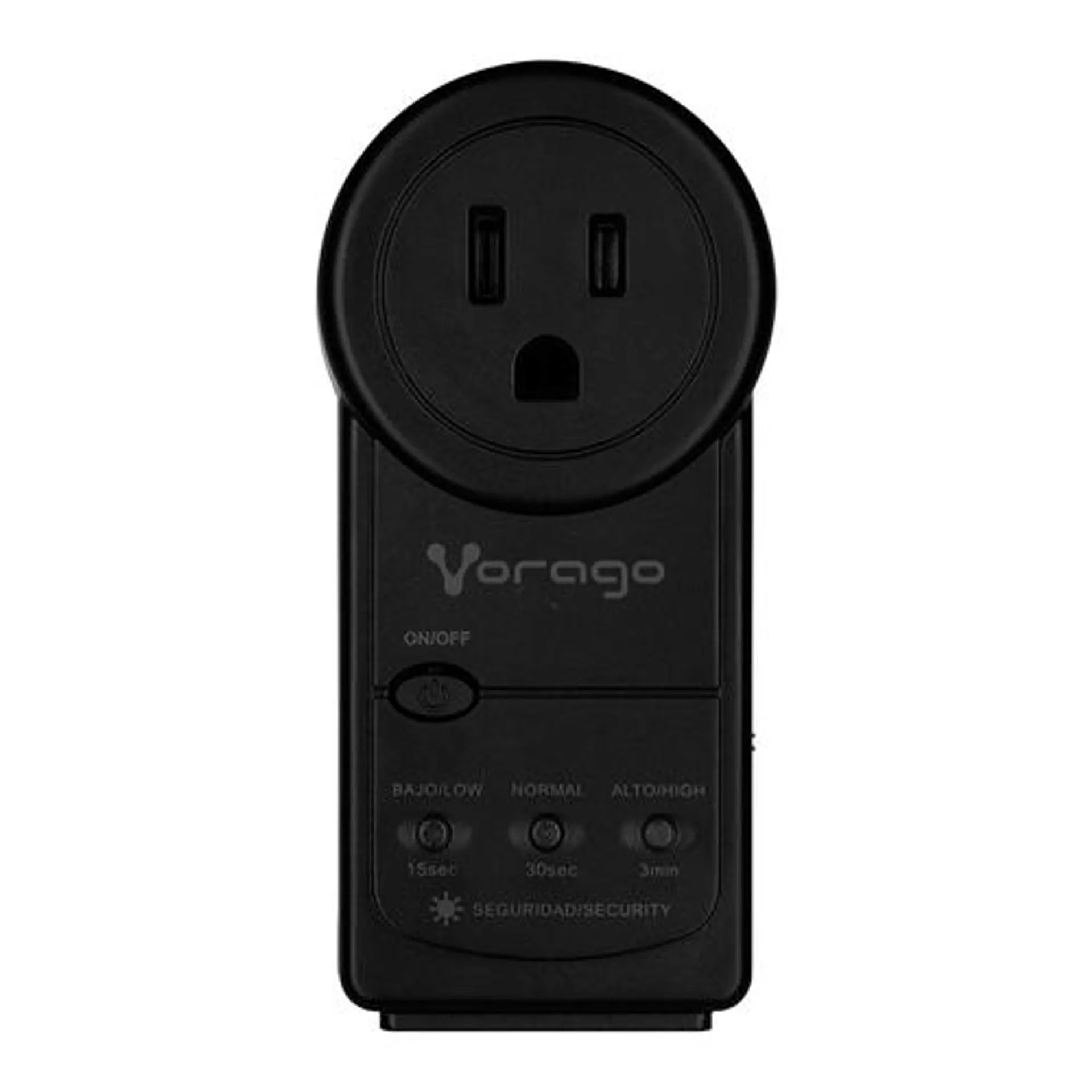 Protector De Voltaje Vorago Avr-300 Supresor De Picos Amperaje Máximo 15A Capacidad 900 Joules Delay