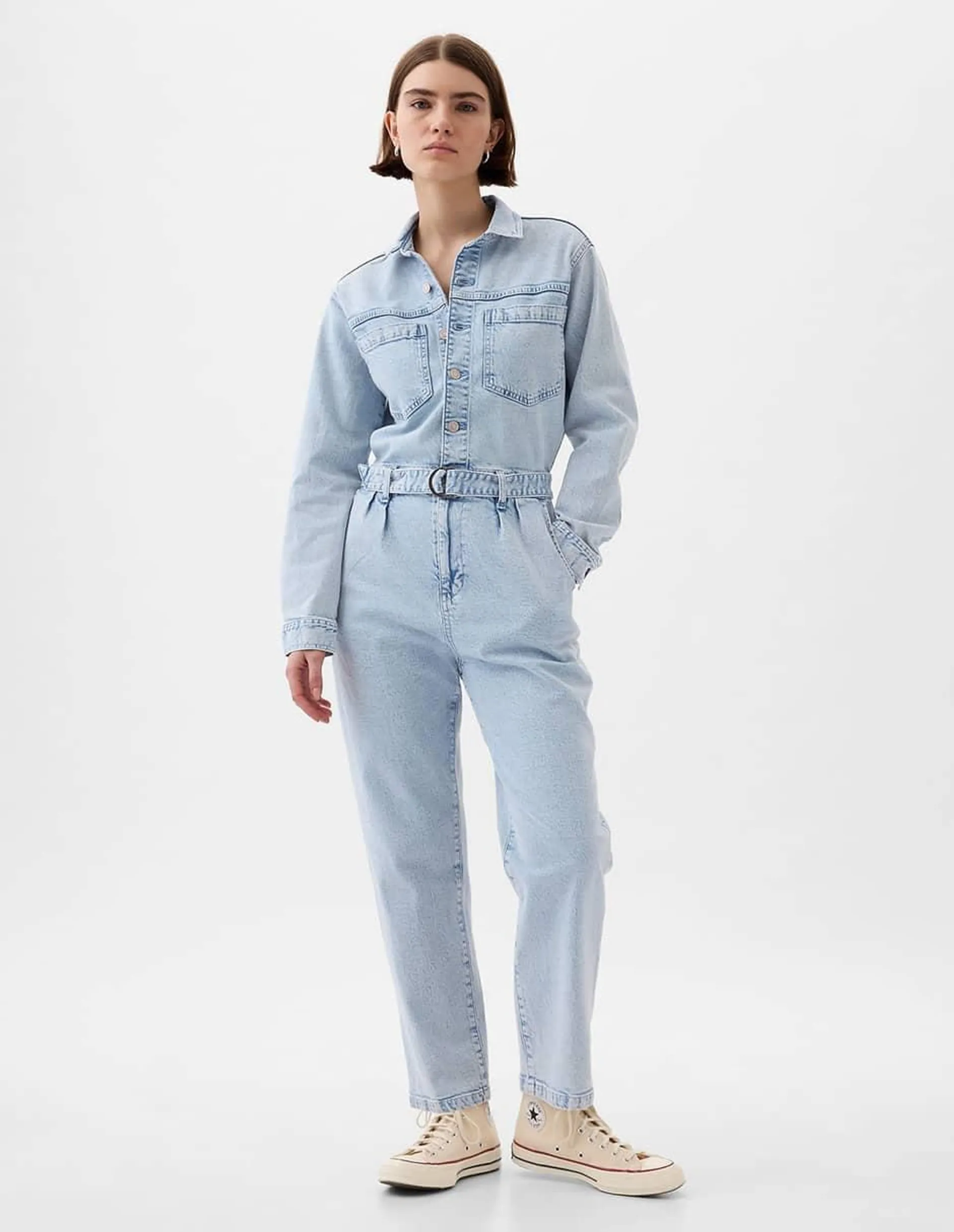 Jumpsuit de mezclilla para mujer