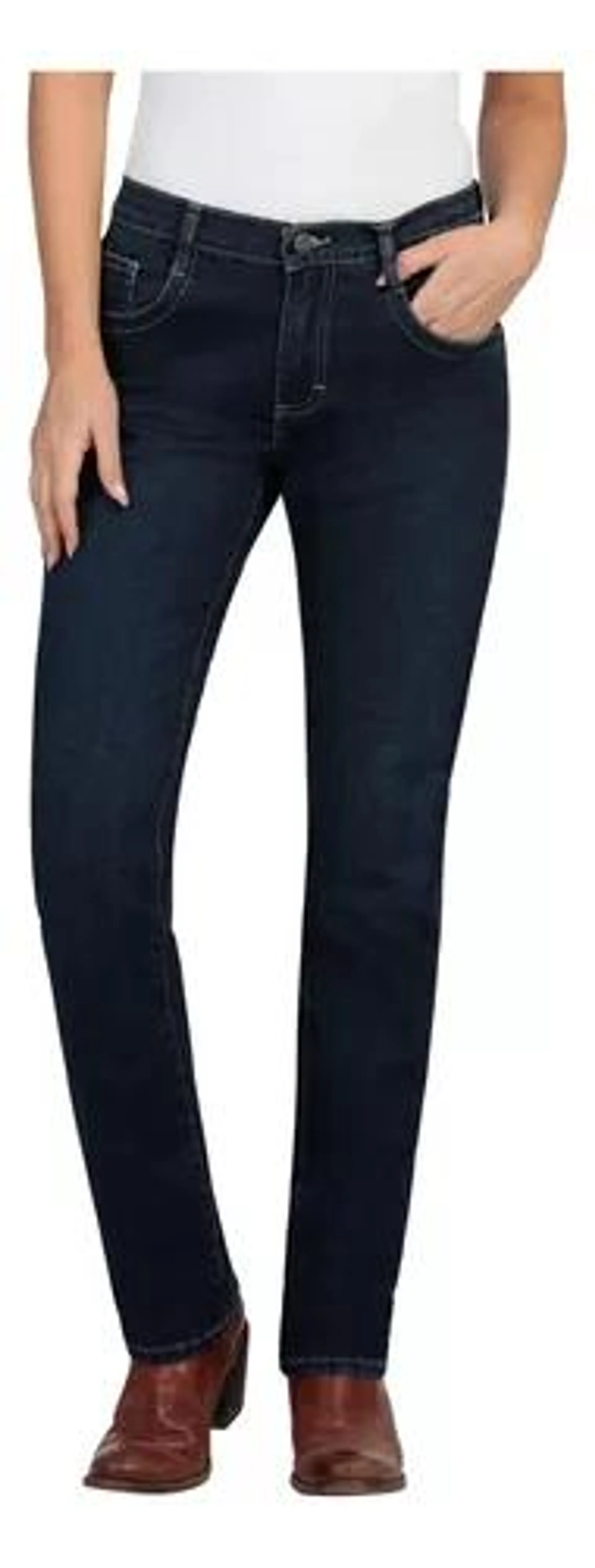 Pantalón Jeans Slim Fit Wrangler Mujer 108