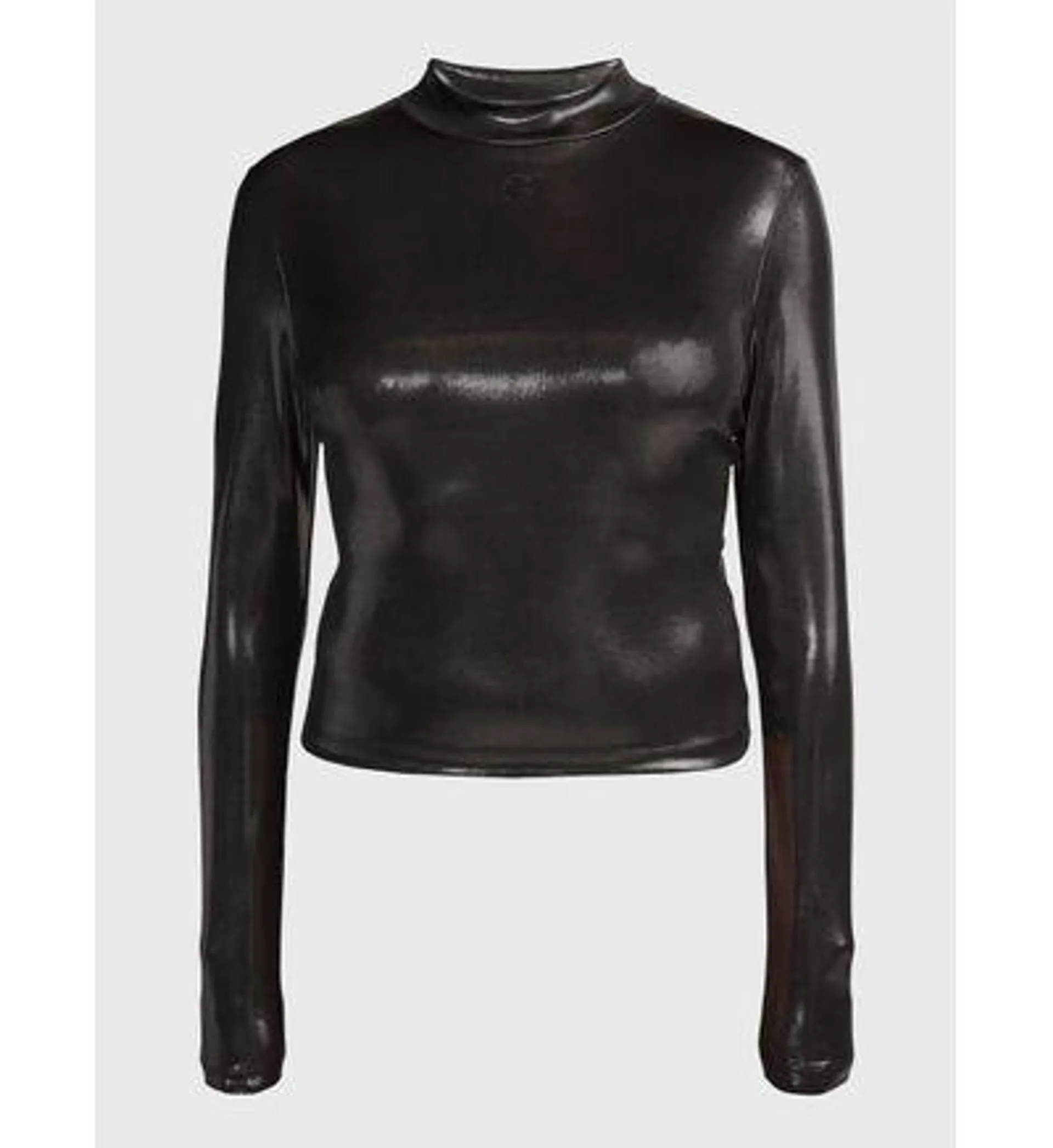 Top Calvin Klein con Monograma Mujer Negro