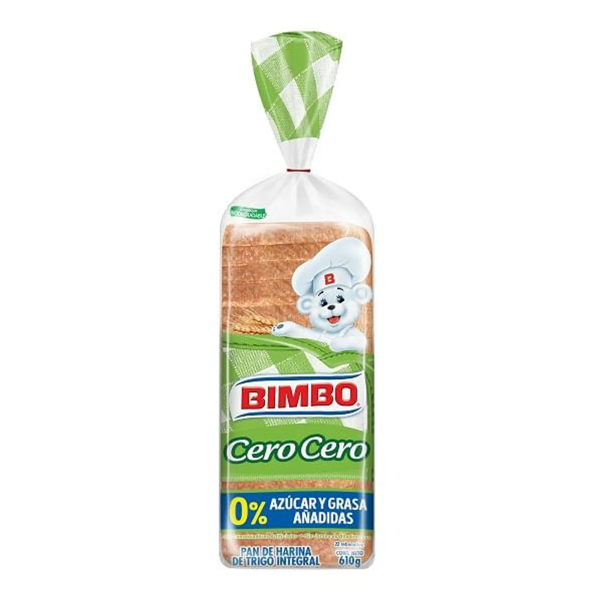 Pan integral Bimbo cero cero 610 g