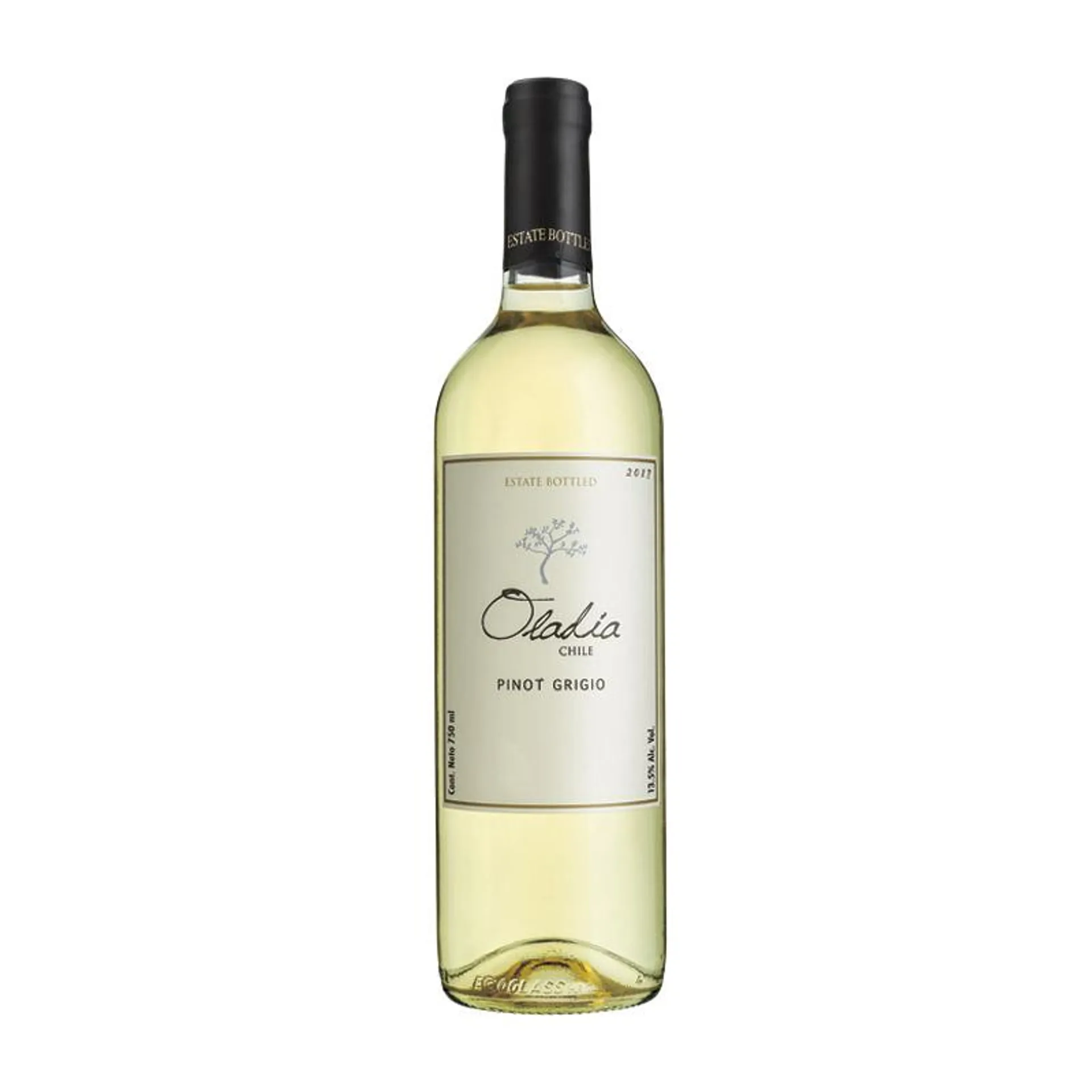 Vino Blanco Oladia Pinot Grigio 750 ml