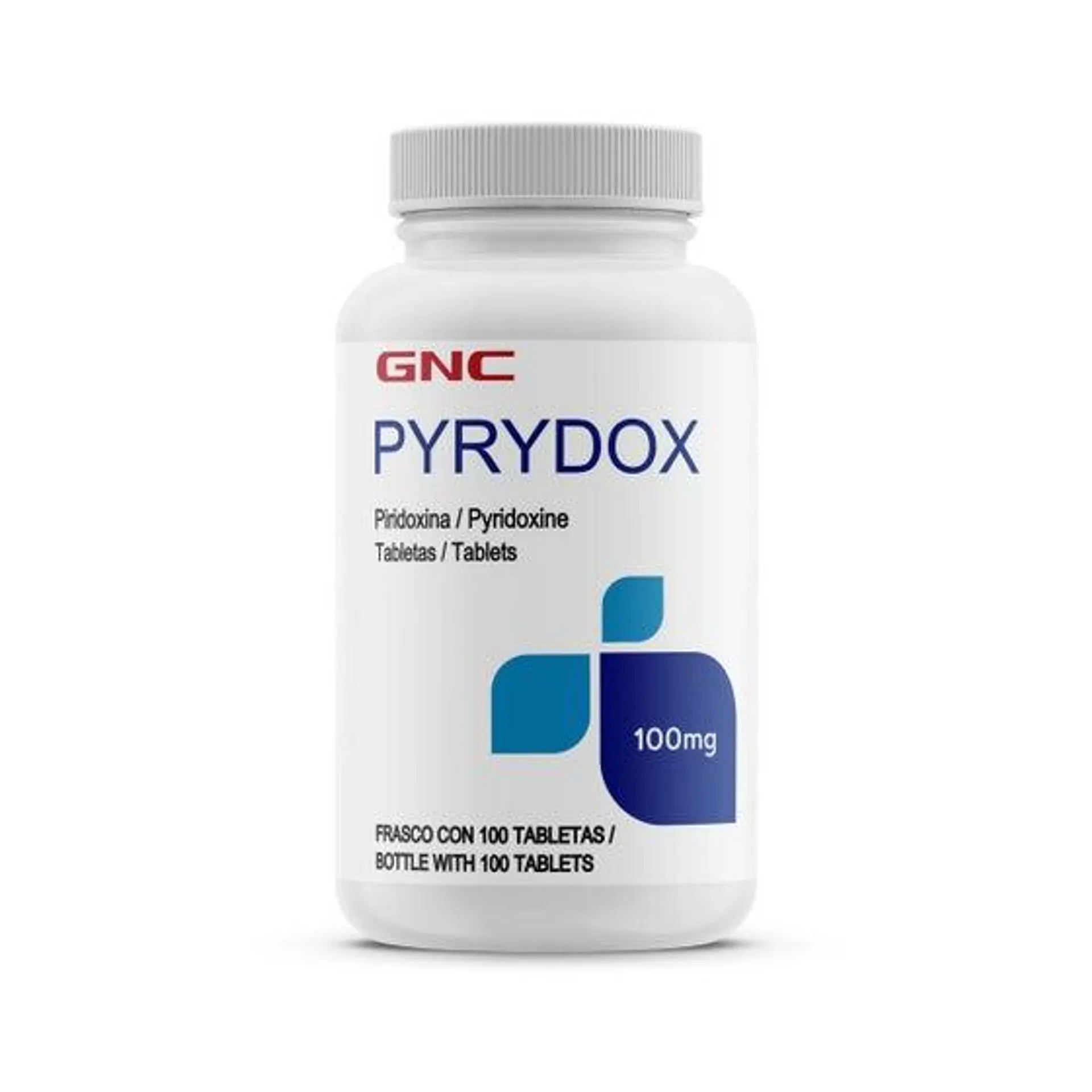 GNC PYRYDOX Piridoxina Vitamina B6 100 mg - 100 Tabletas