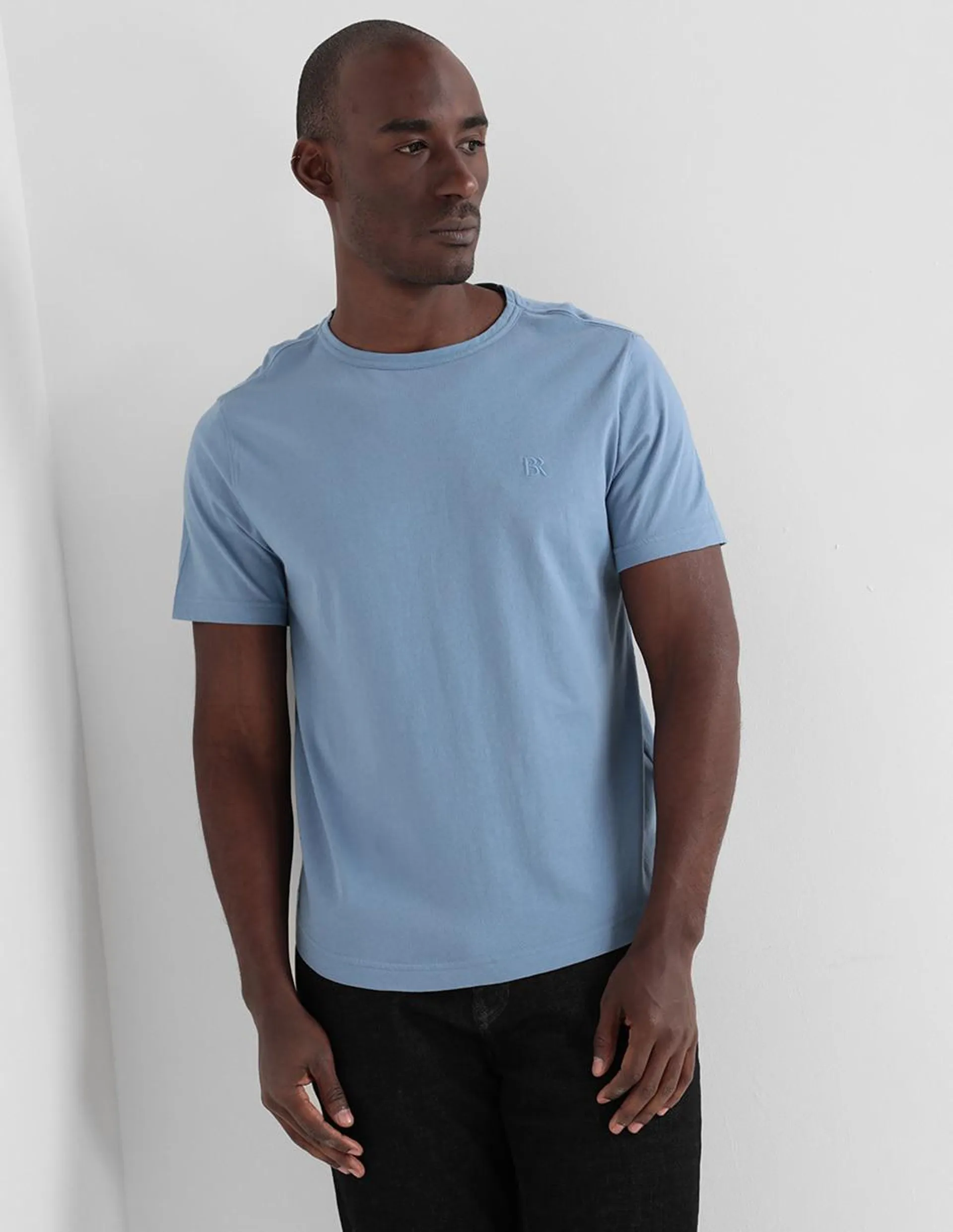 Playera cuello redondo para hombre