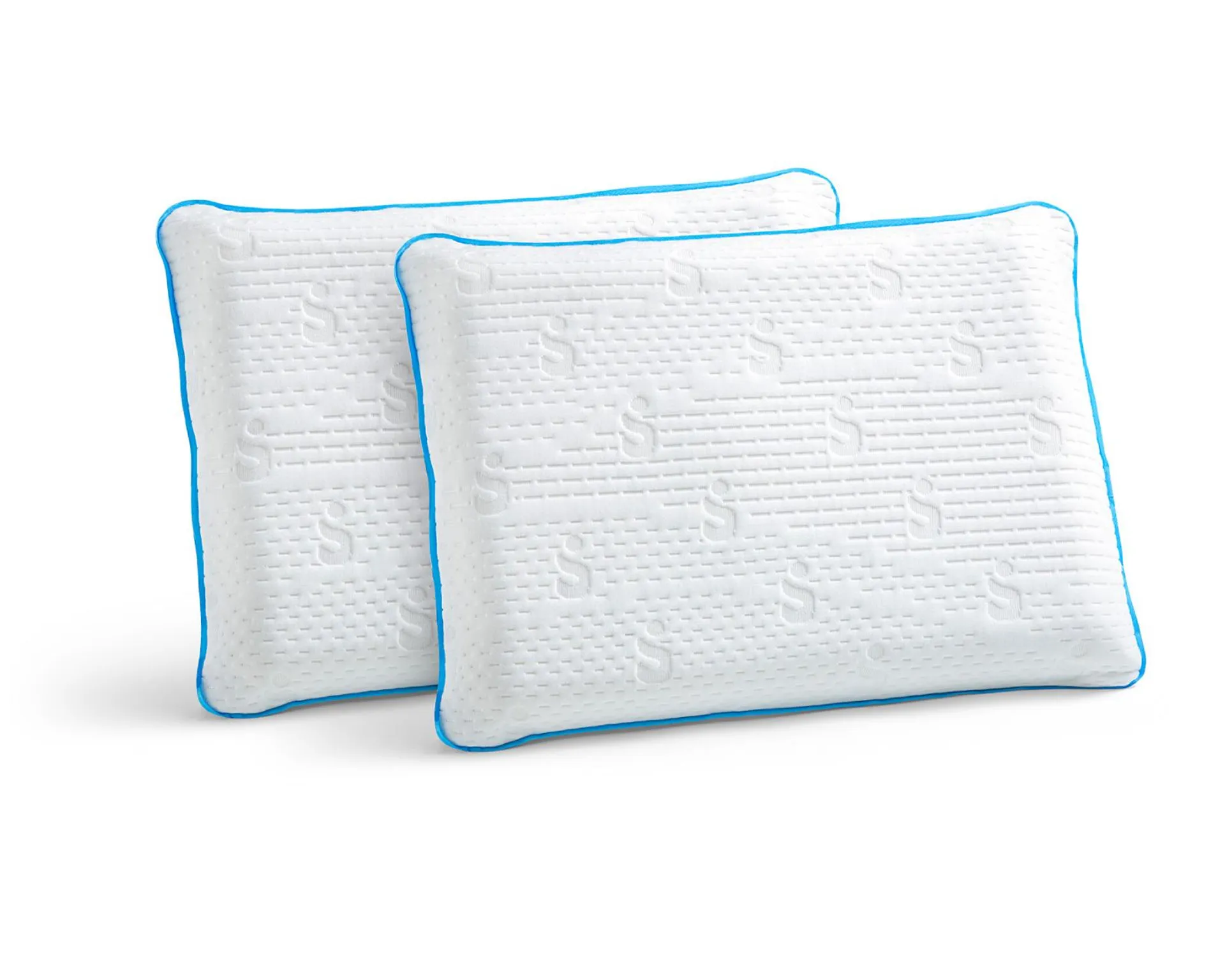 Pack de 2 Almohadas de Memory Foam Premium en una sola pieza SenSei Flow.