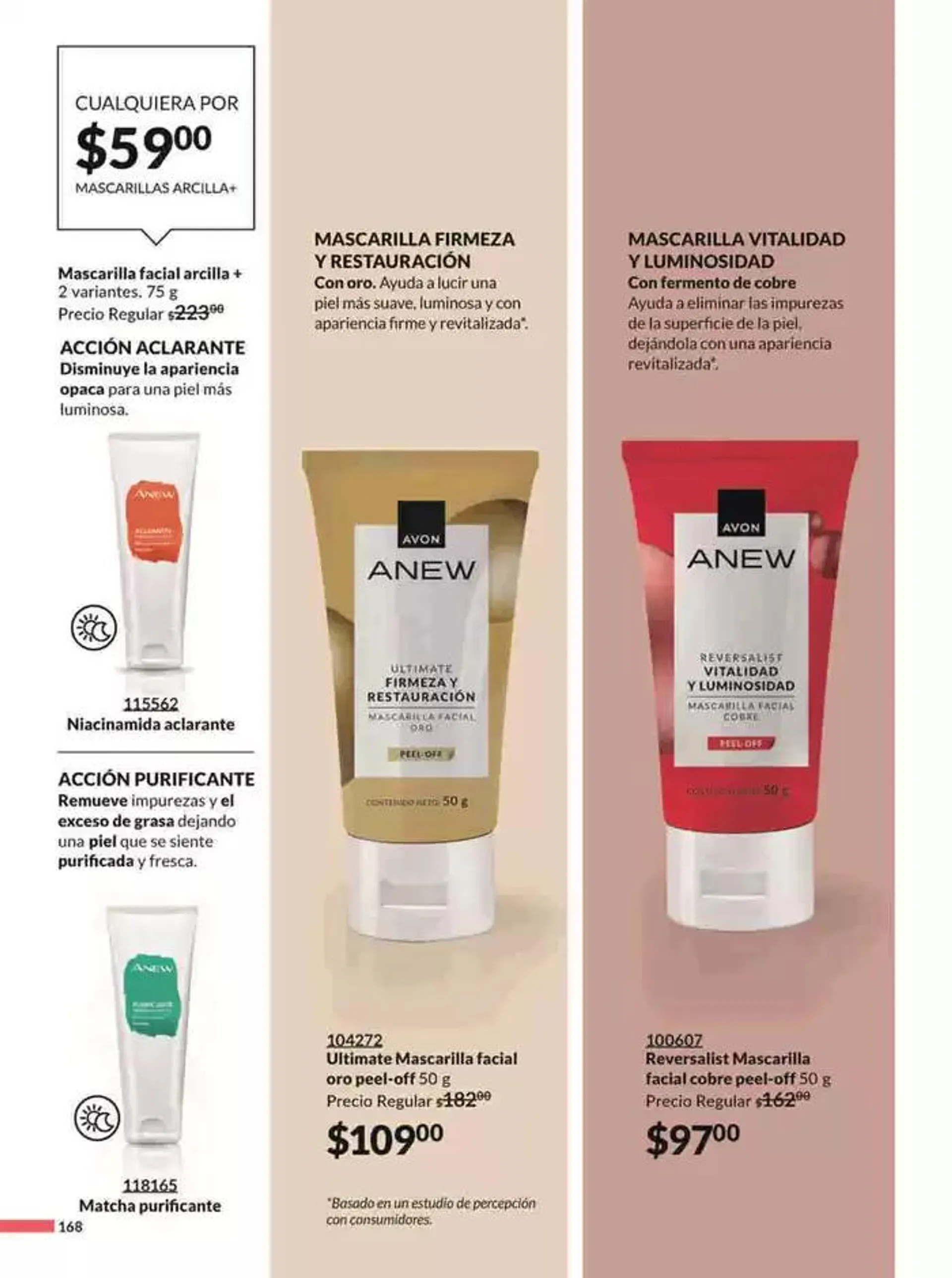 Catálogo de Avon COSMÉTICOS C18 9 de octubre al 15 de noviembre 2024 - Pagina 168