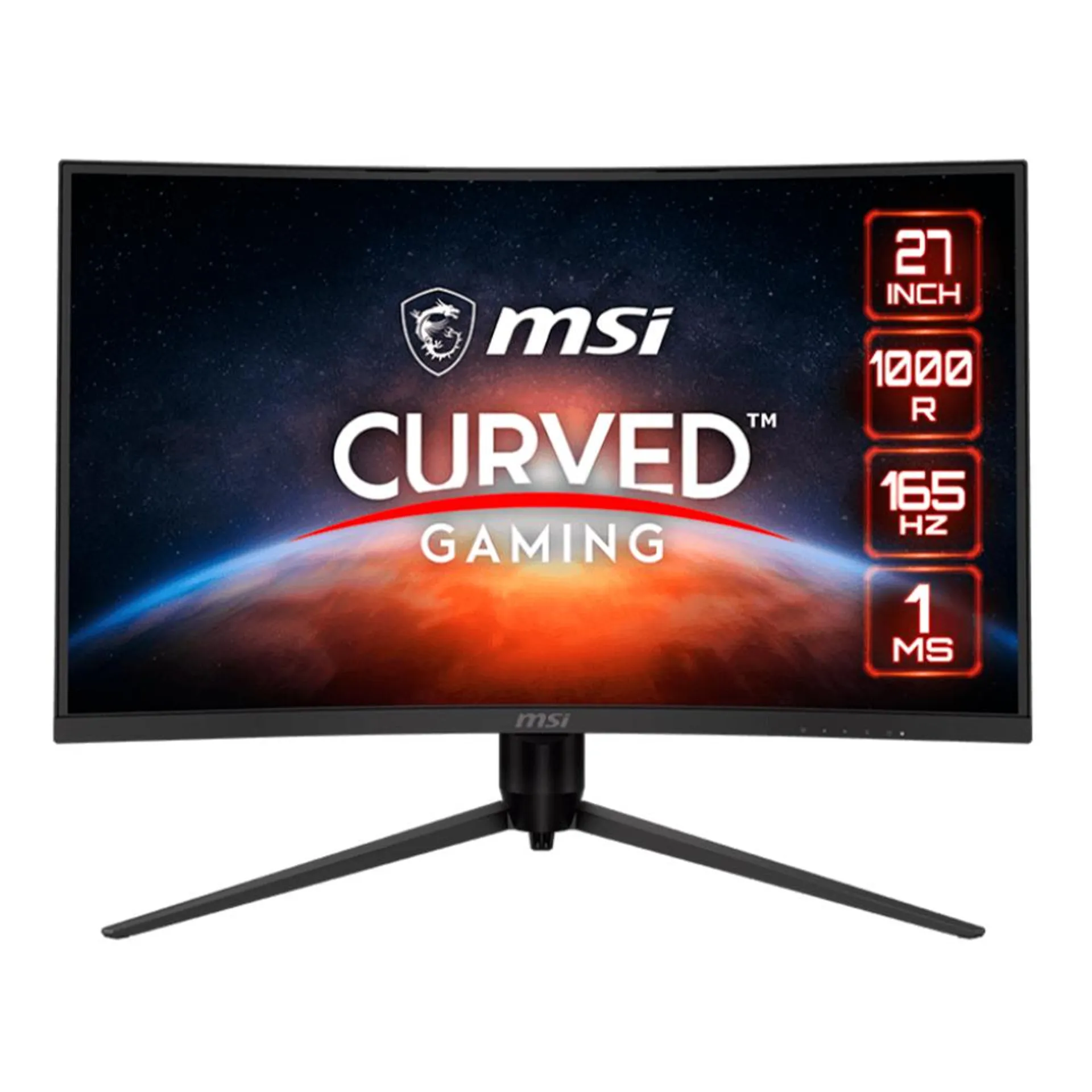 Monitor Gamer Curvo MSI Optix G271CQR LED 27 / Quad HD / FreeSync / 165Hz / HDMI / Negro / G271CQR