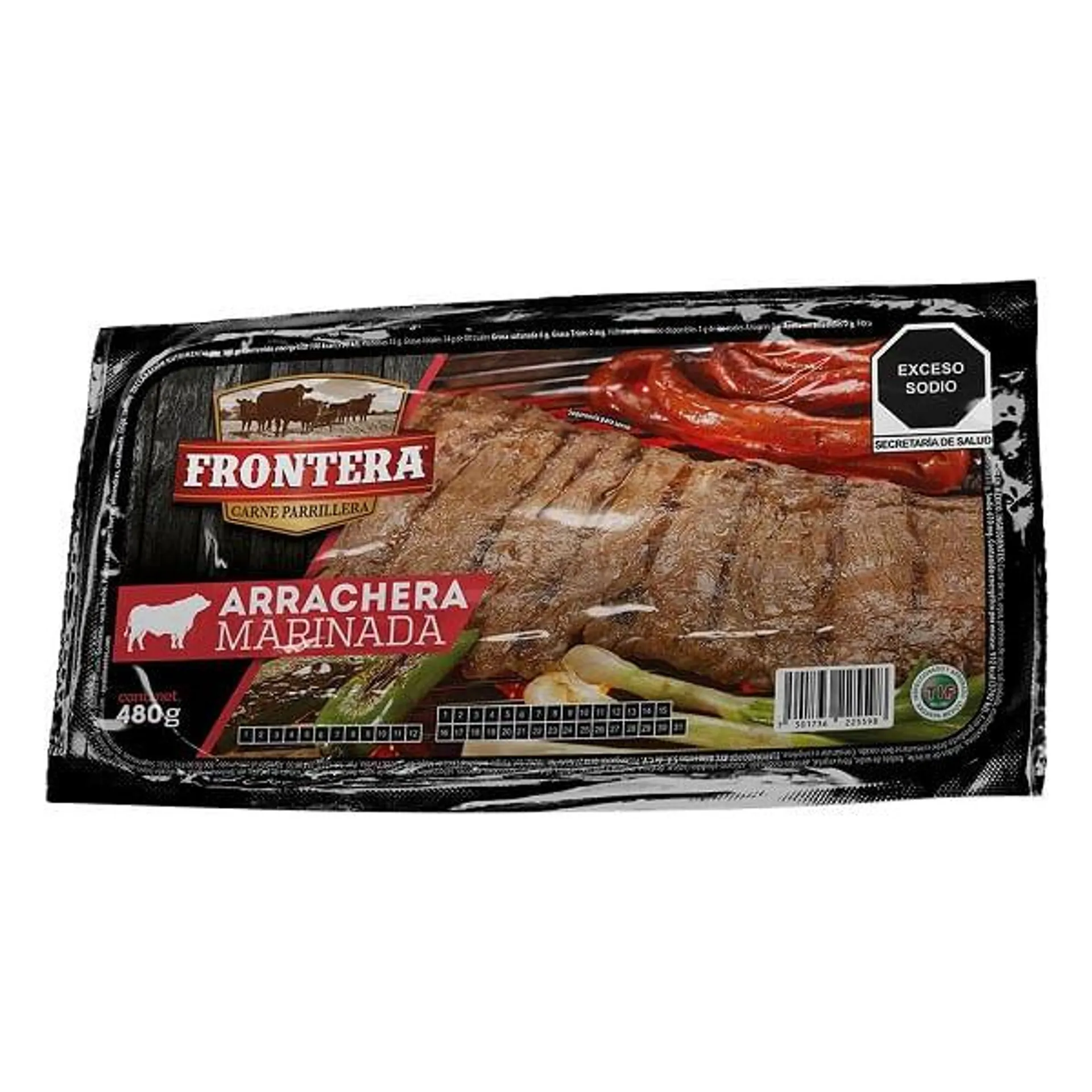 Arrachera Frontera marinada 480 g