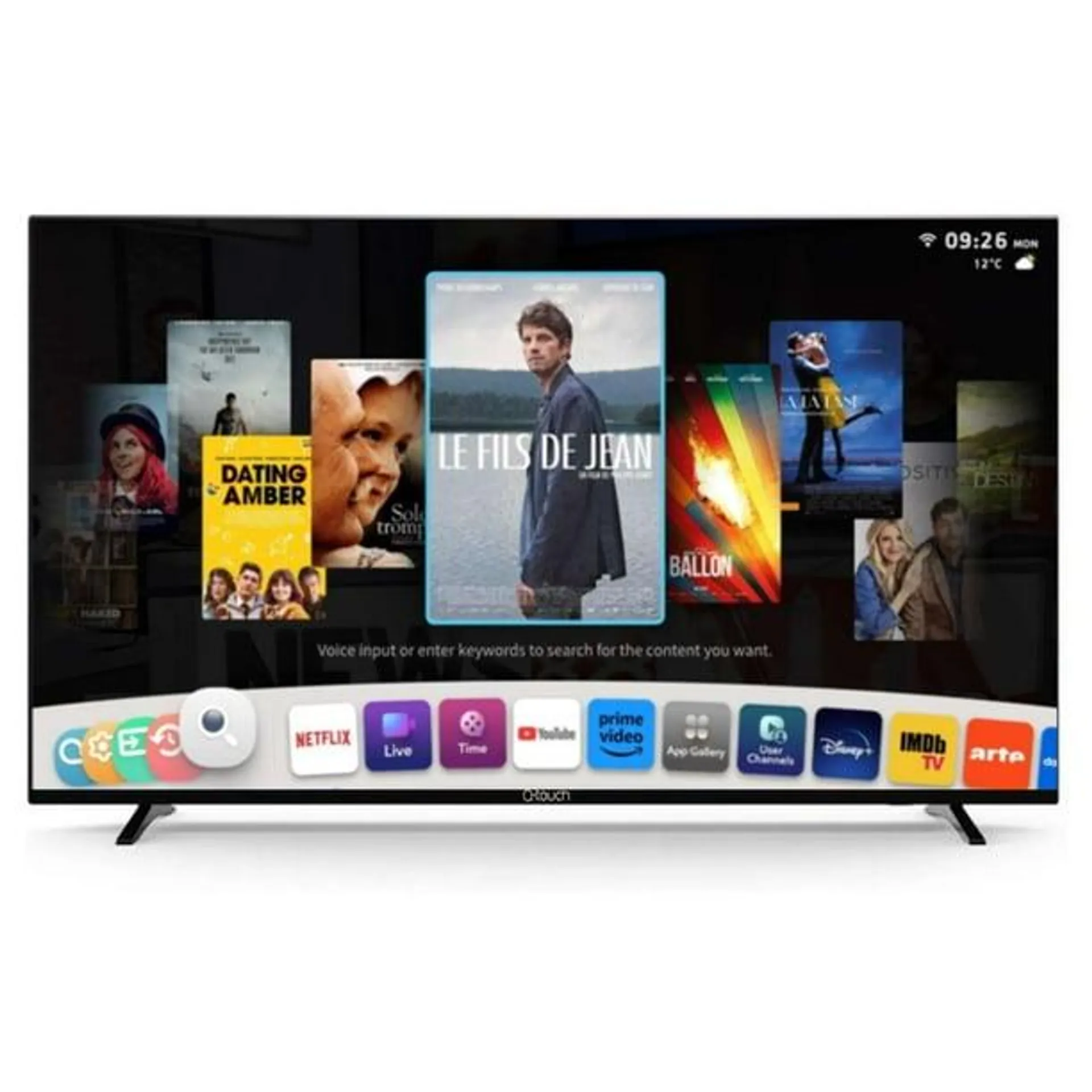 Smart TV Q-touch - Pantalla LED Smart HD de 32 Sistema Whale Os Dolby Audio 60 Hz
