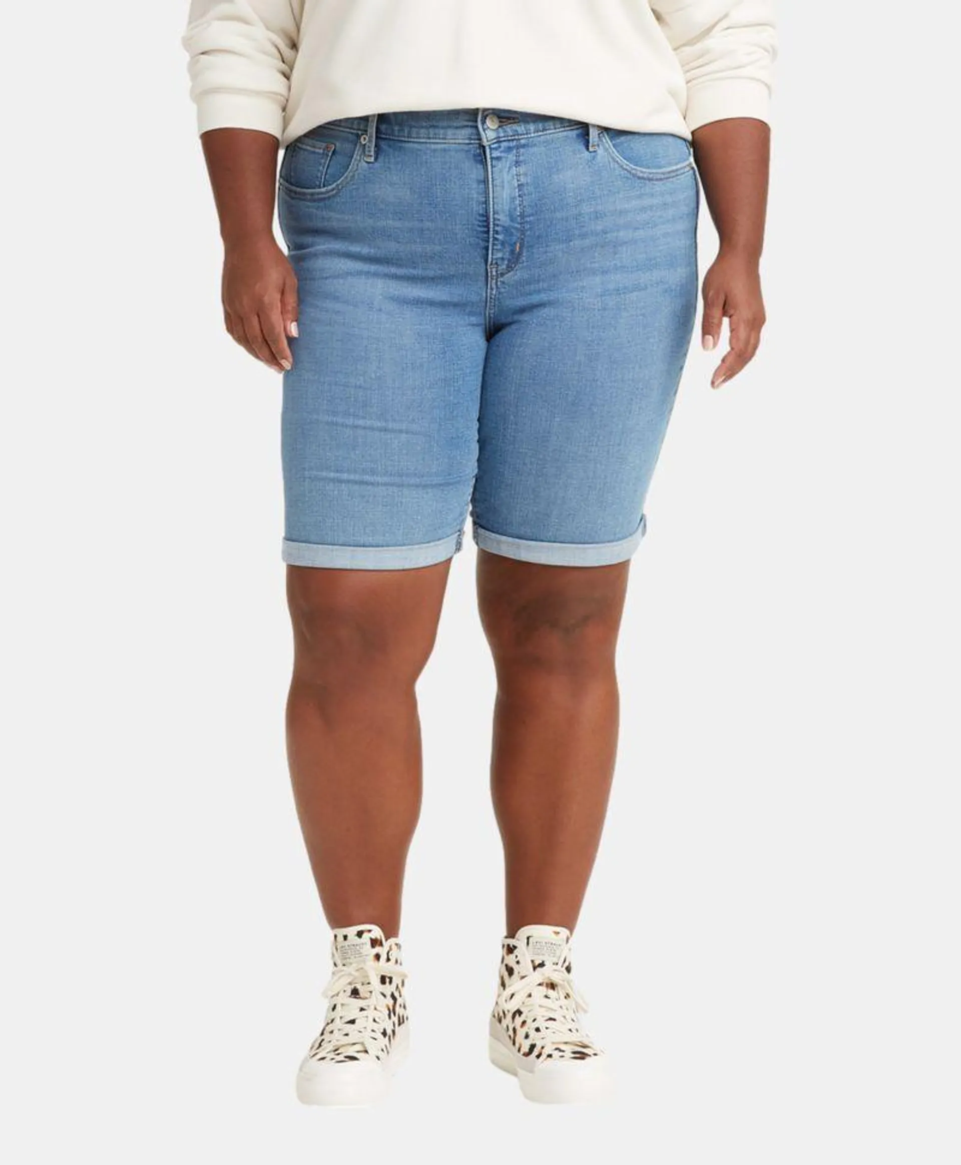 Levi's® Plus Shaping Bermuda Jean Shorts