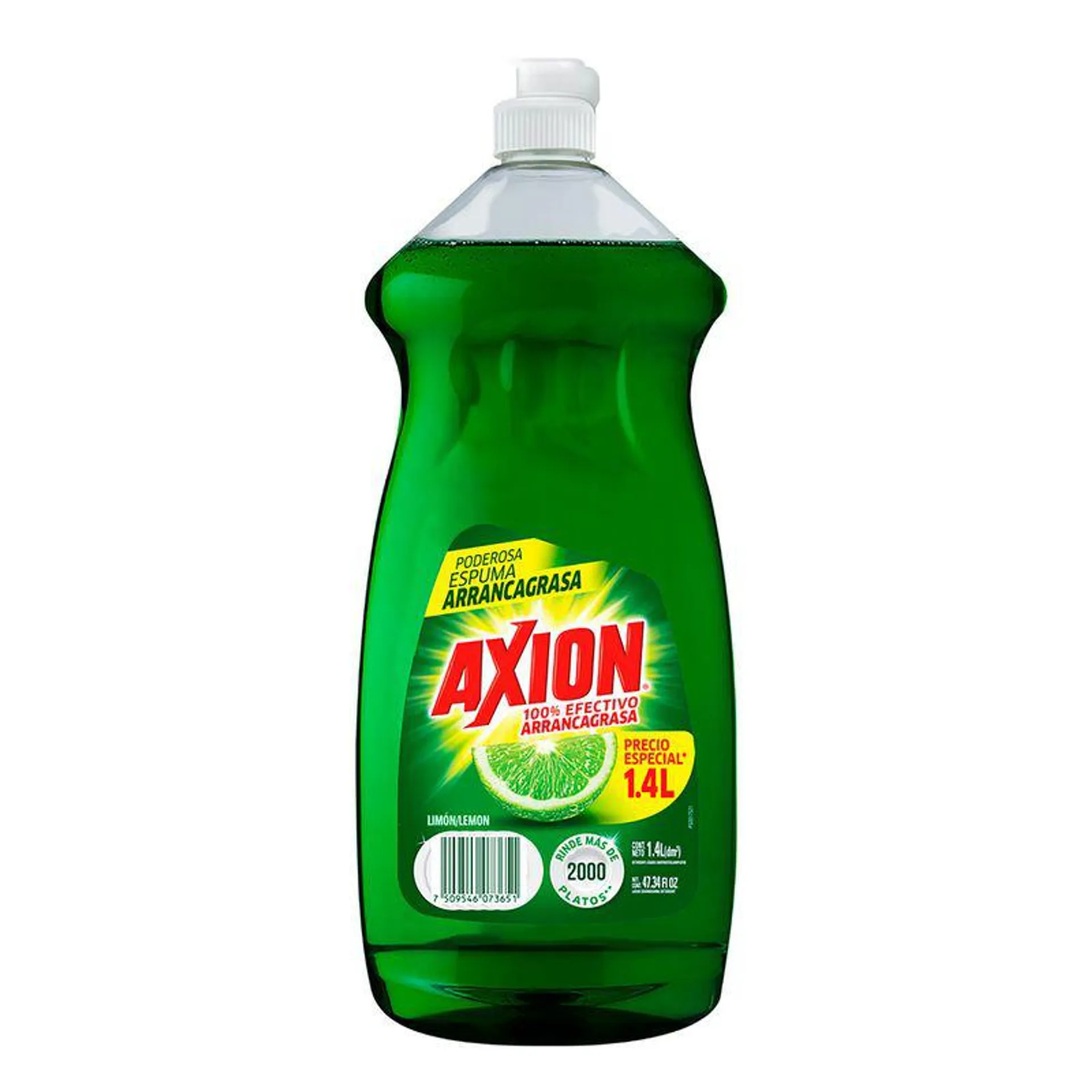 Lavatrastes Axion Limón Líquido 1.4L