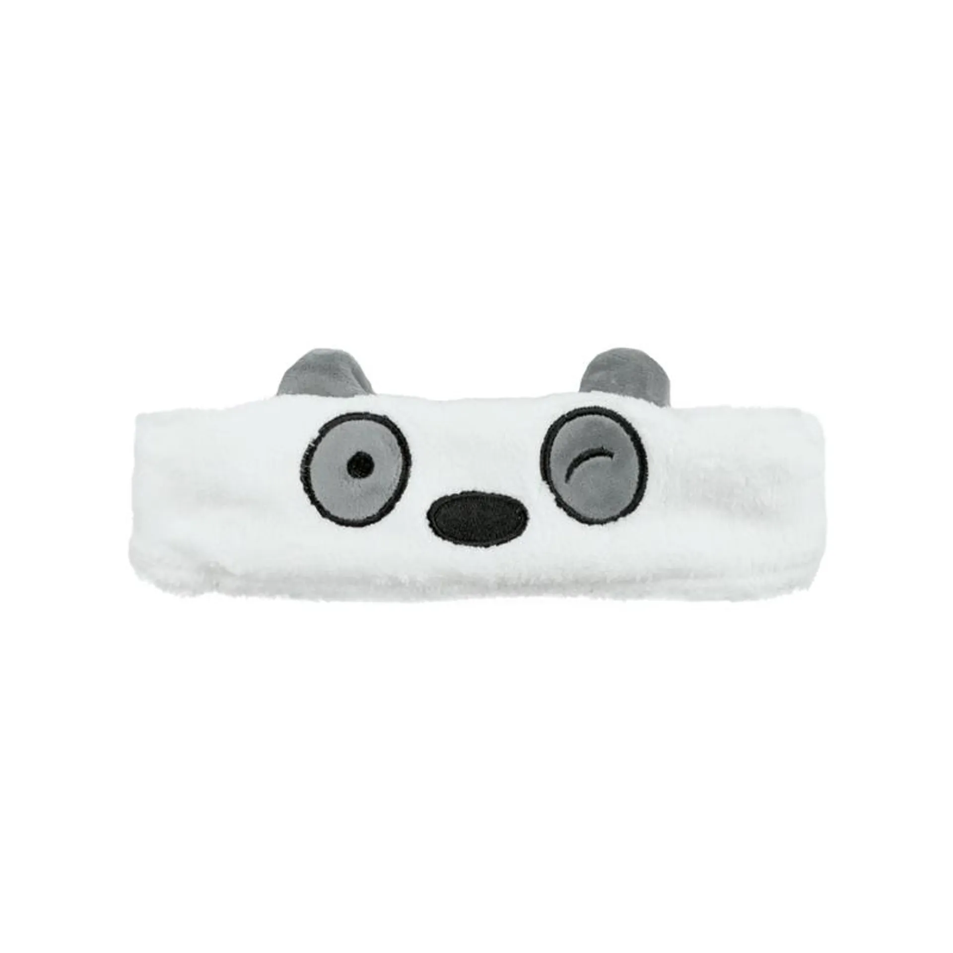 Banda Para Cabello We Bare Bears Panda 100% Poliéster Blanca Unitalla