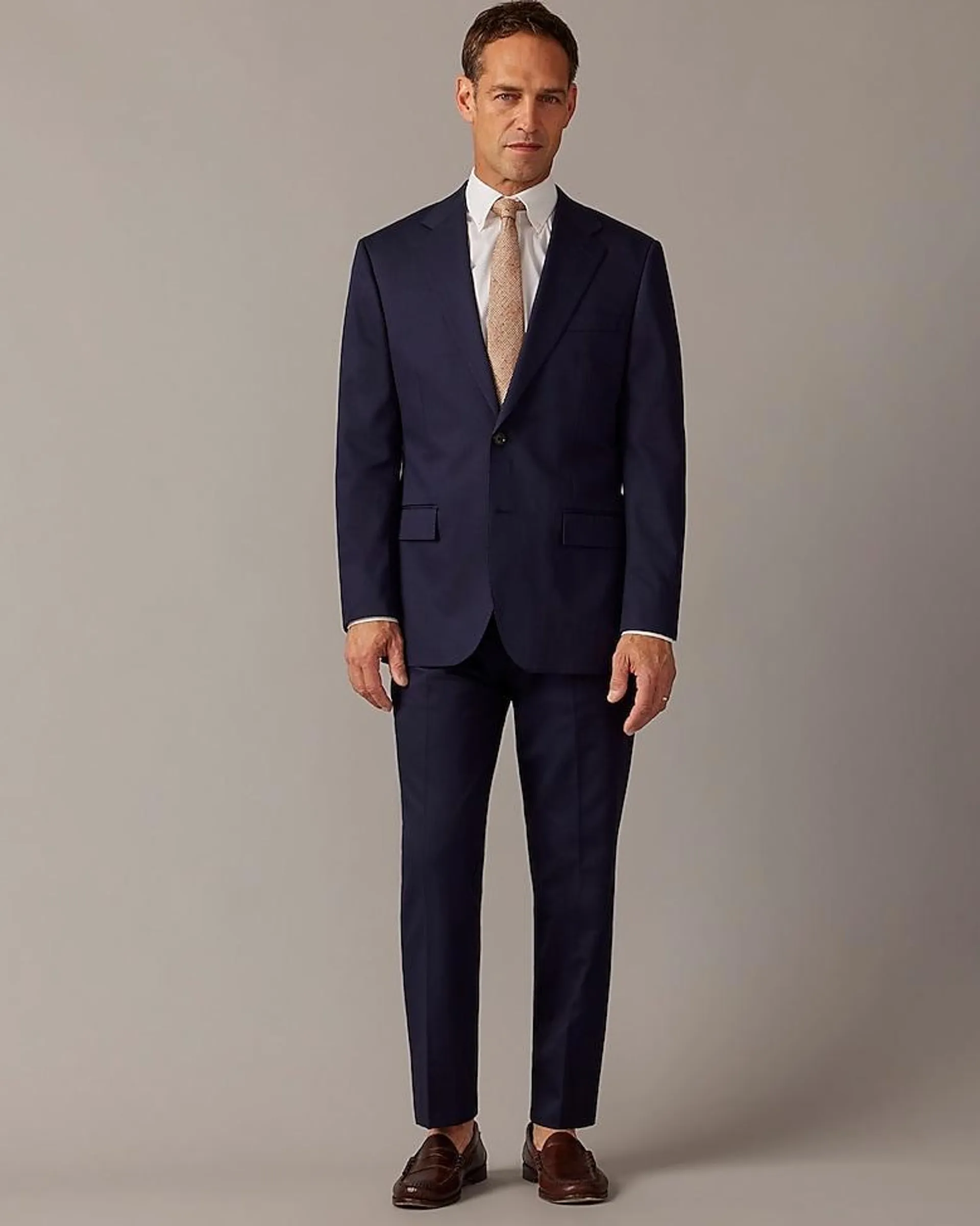 Crosby Classic-fit suit jacket in Italian chino